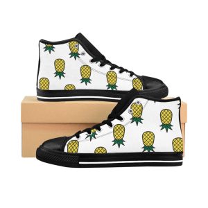 Upside Down Pineapple Men's Classic Sneakers