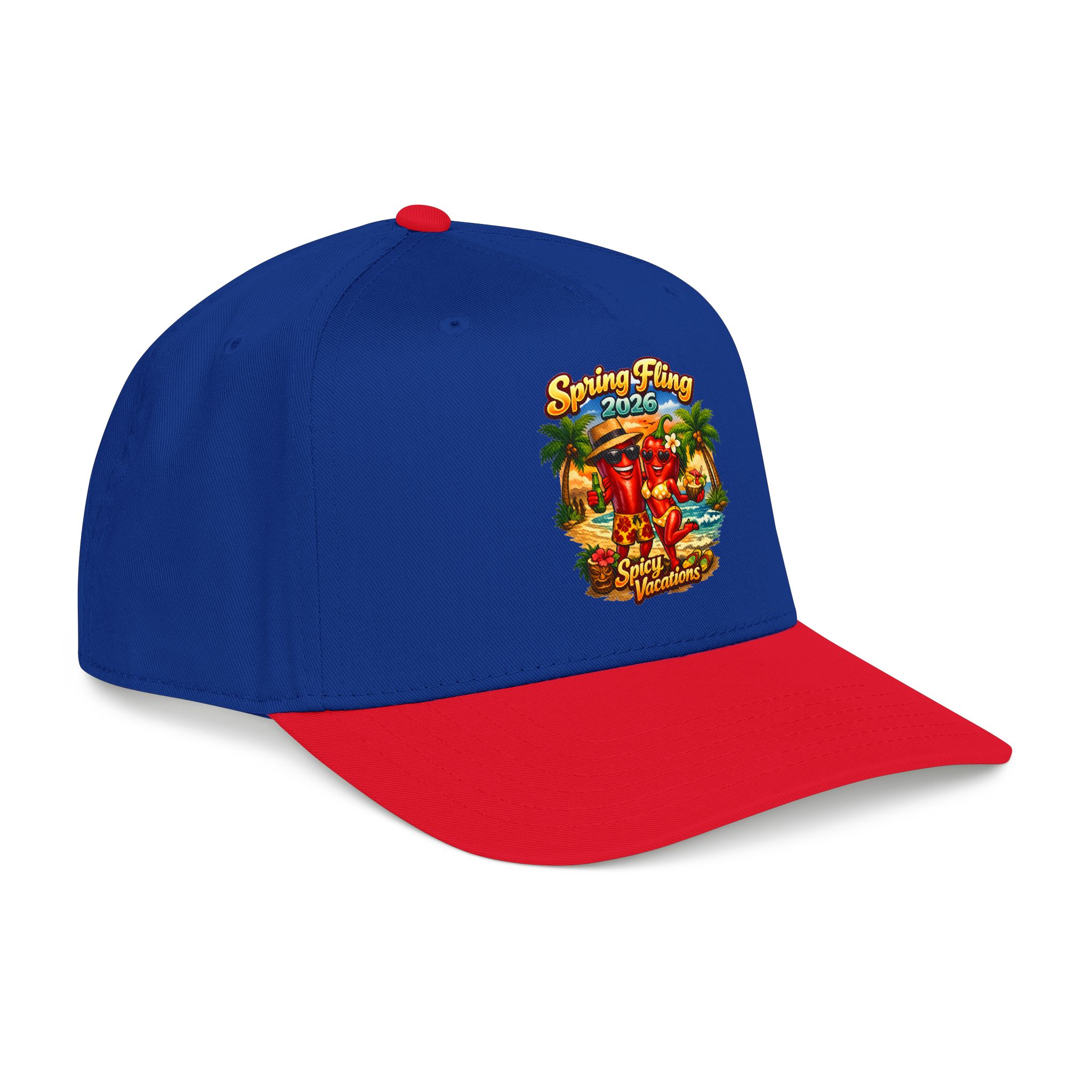 Baseball Cap — “Spring Fling 2026 Spicy Vacations” Tropical Hat - Image 6