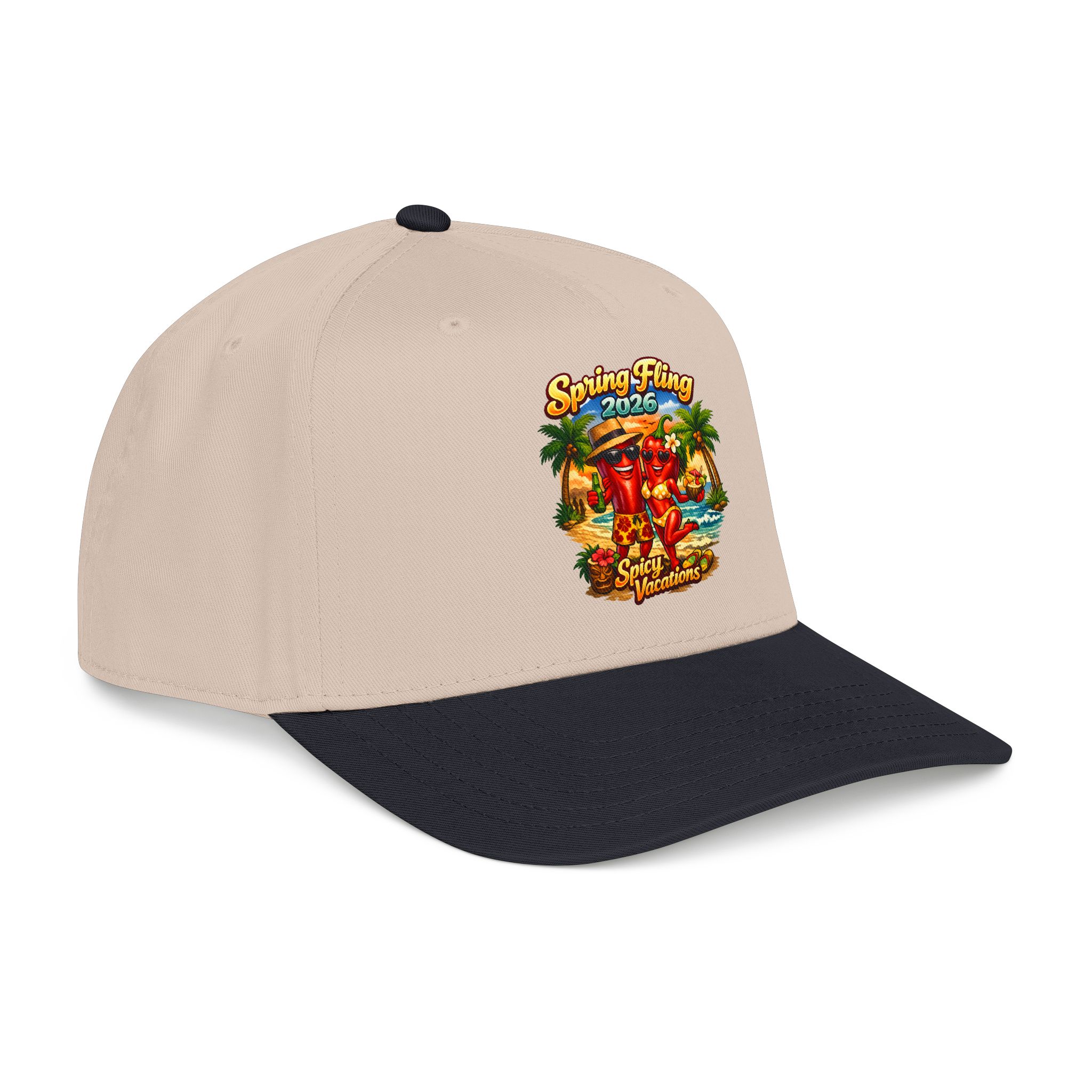 Baseball Cap — “Spring Fling 2026 Spicy Vacations” Tropical Hat - Image 14
