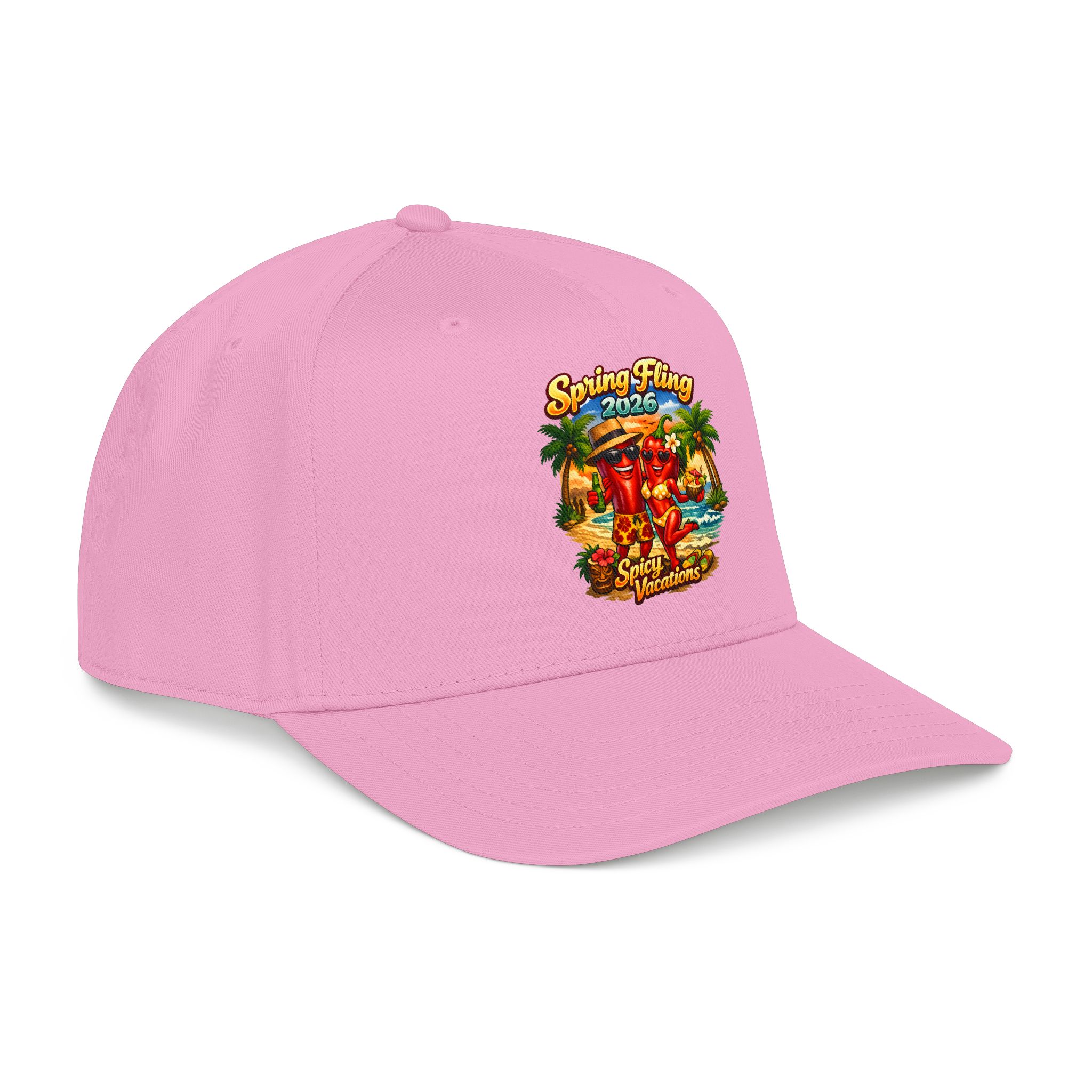 Baseball Cap — “Spring Fling 2026 Spicy Vacations” Tropical Hat - Image 20