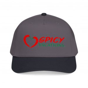 Spicy Vacations Baseball Cap - Heart Pepper Logo Hat