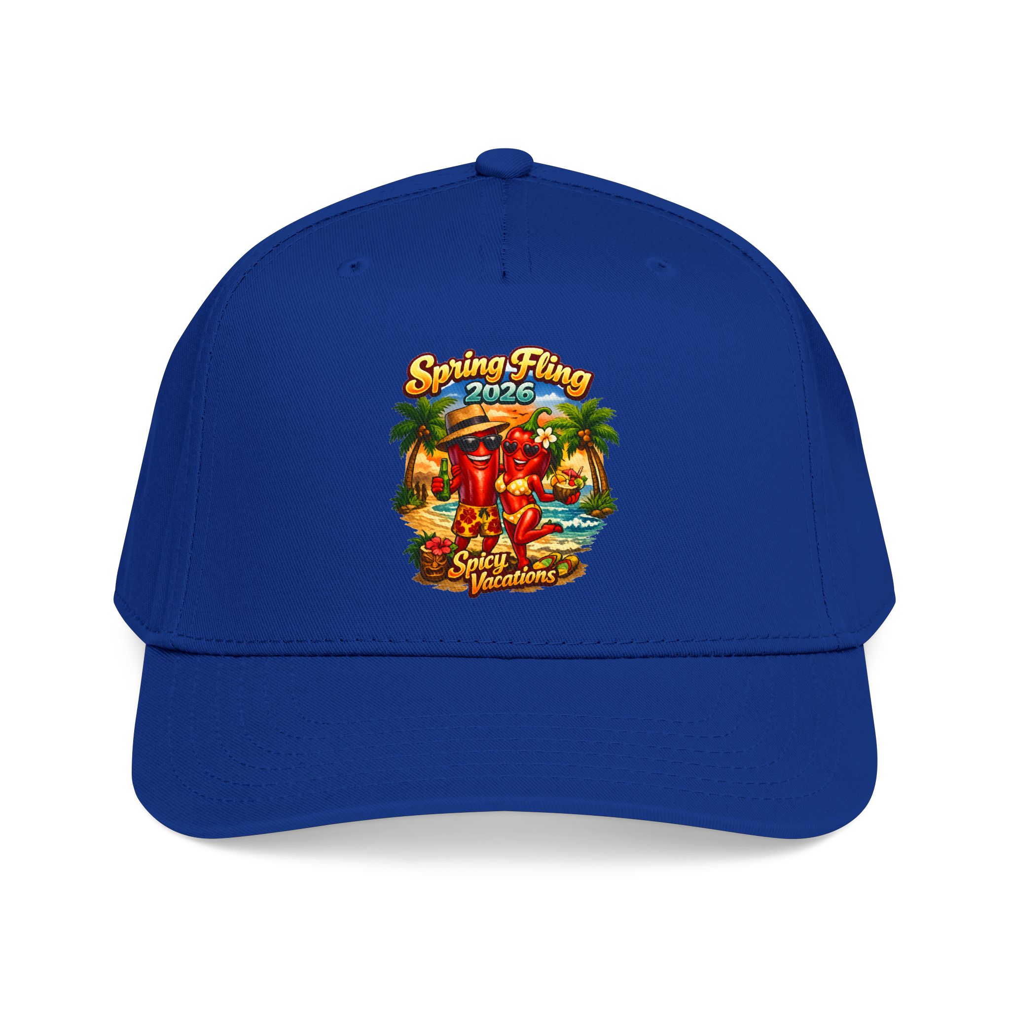 Baseball Cap — “Spring Fling 2026 Spicy Vacations” Tropical Hat - Image 7