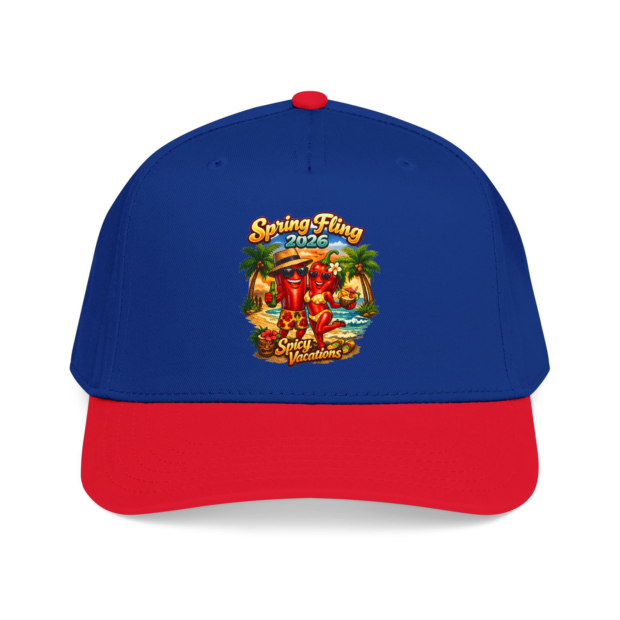 Baseball Cap — “Spring Fling 2026 Spicy Vacations” Tropical Hat - Image 5