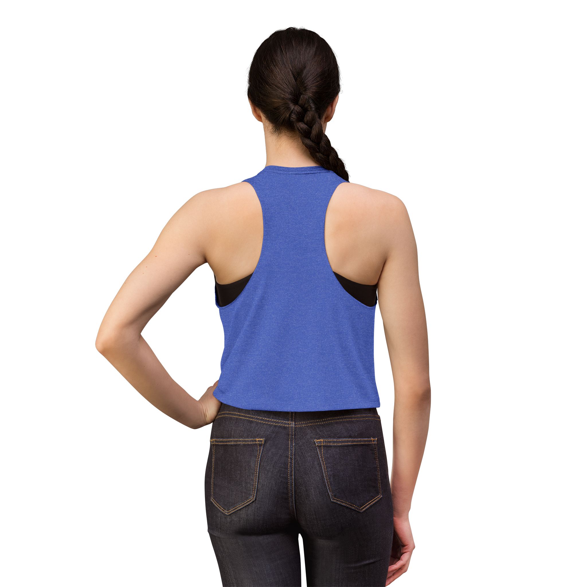 Bianca Boom Crop Top — Pink Script Women’s Tank - Image 16