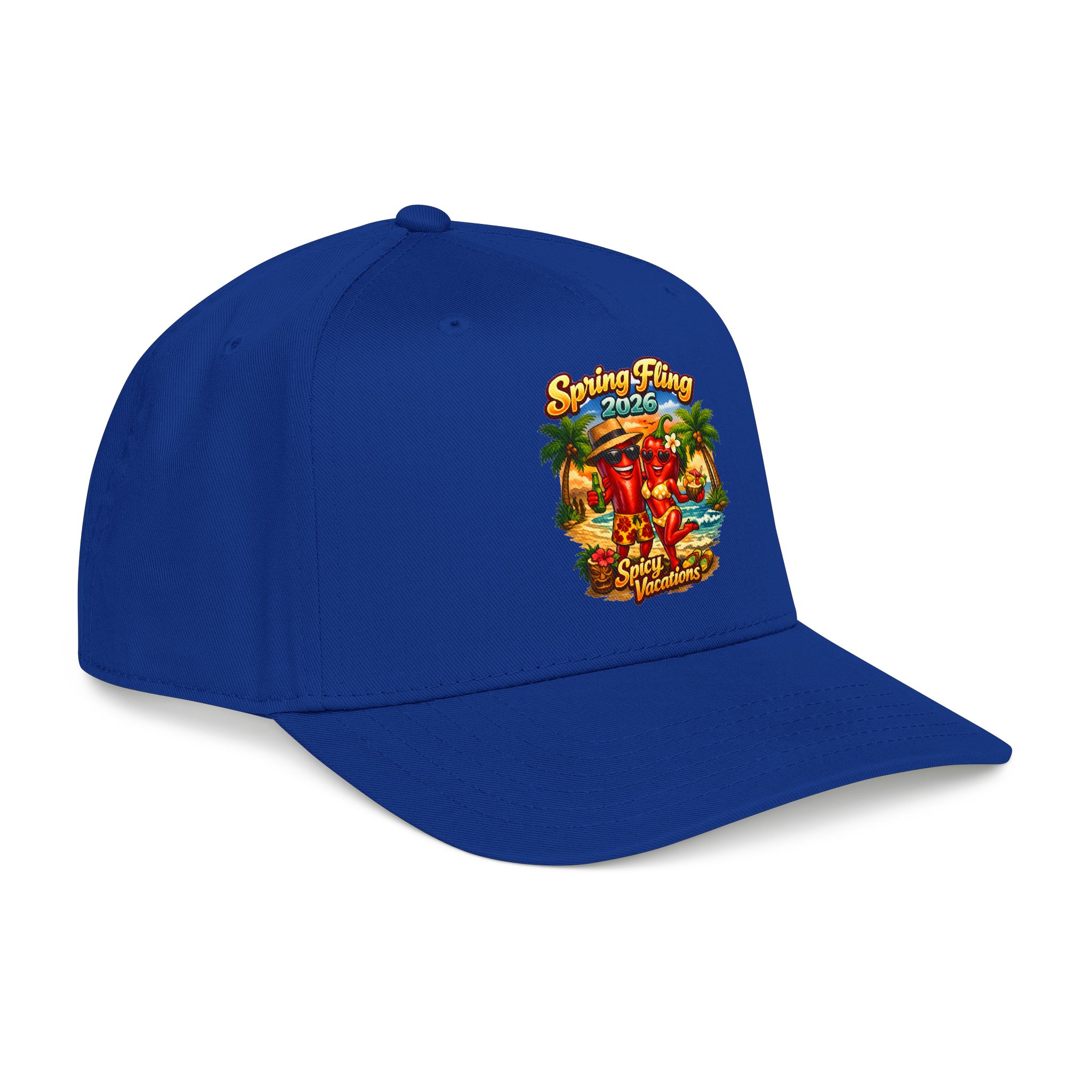 Baseball Cap — “Spring Fling 2026 Spicy Vacations” Tropical Hat - Image 8
