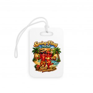 Spring Fling 2026 Luggage Tag – Spicy Vacations Beach Travel ID