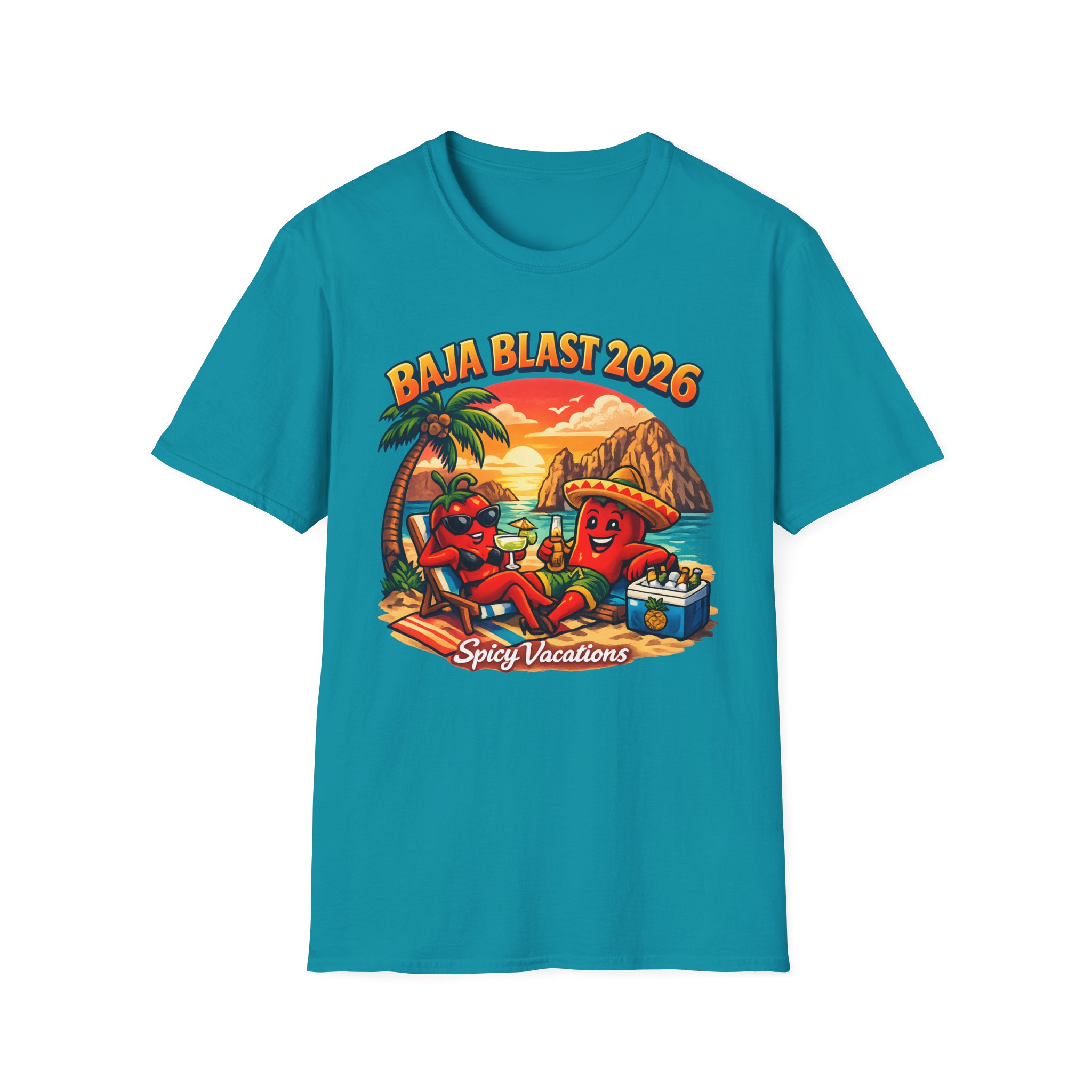 Baja Blast 2026 T-Shirt — "Spicy Vacations" Tee - Image 36