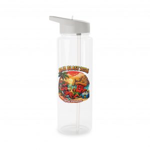 Baja Blast 2026 Tritan Water Bottle — "Spicy Vacations" Tropical Vacation Bottle