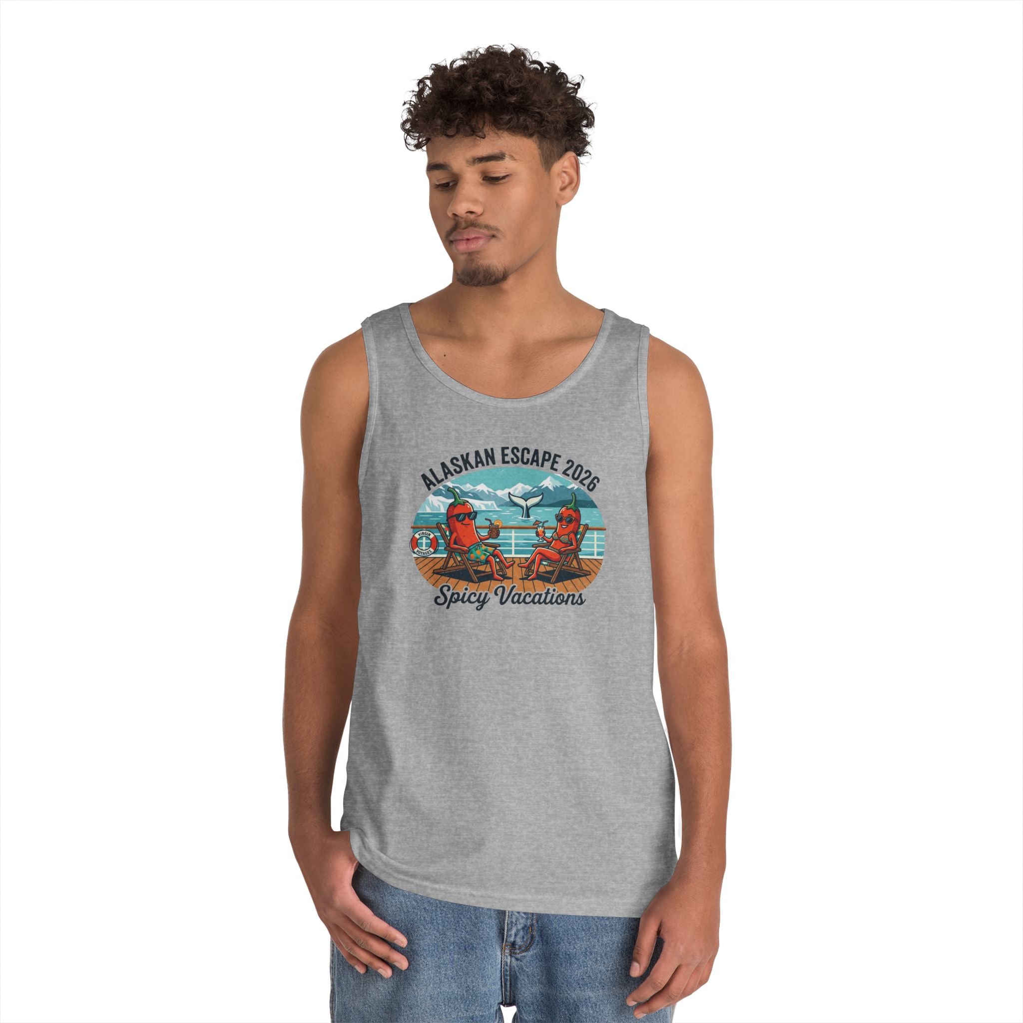 Alaskan Escape 2026 Men's Tank Top - 4 Colors - Image 12