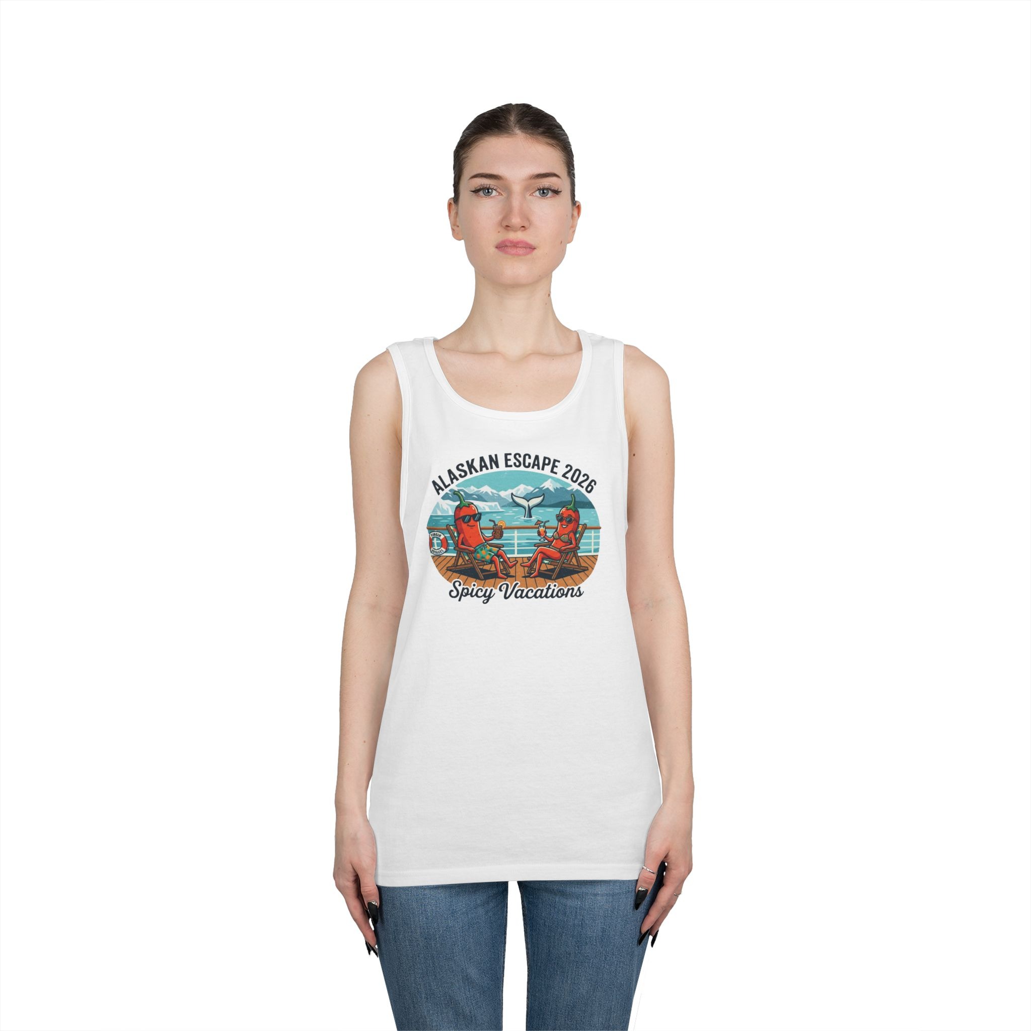 Alaskan Escape 2026 Men's Tank Top - 4 Colors - Image 7