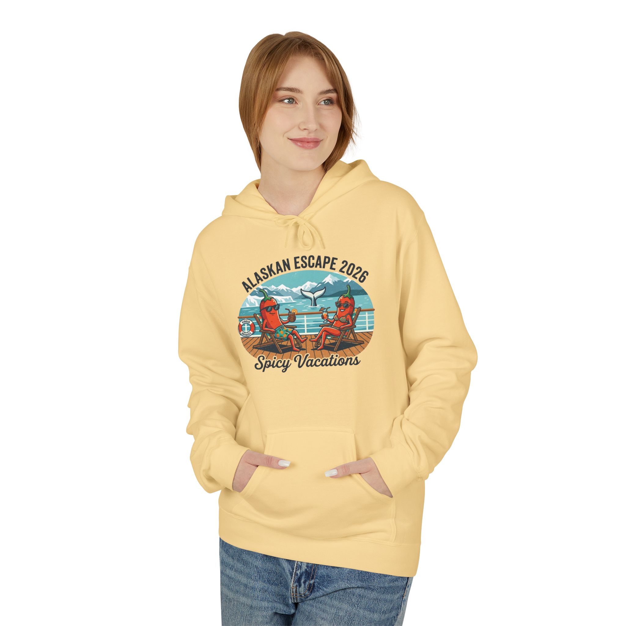 Alaskan Escape 2026 Unisex Hoodie - 11 Colors - Image 11