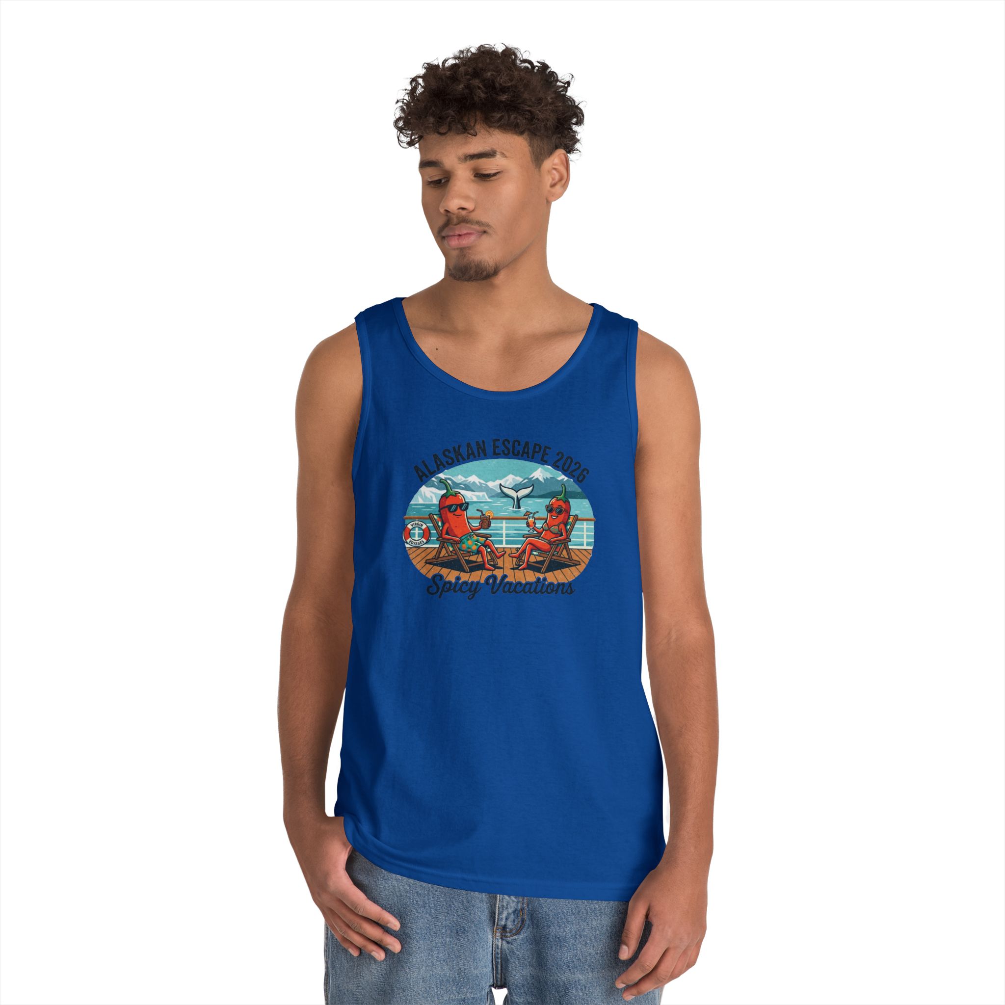 Alaskan Escape 2026 Men's Tank Top - 4 Colors - Image 16