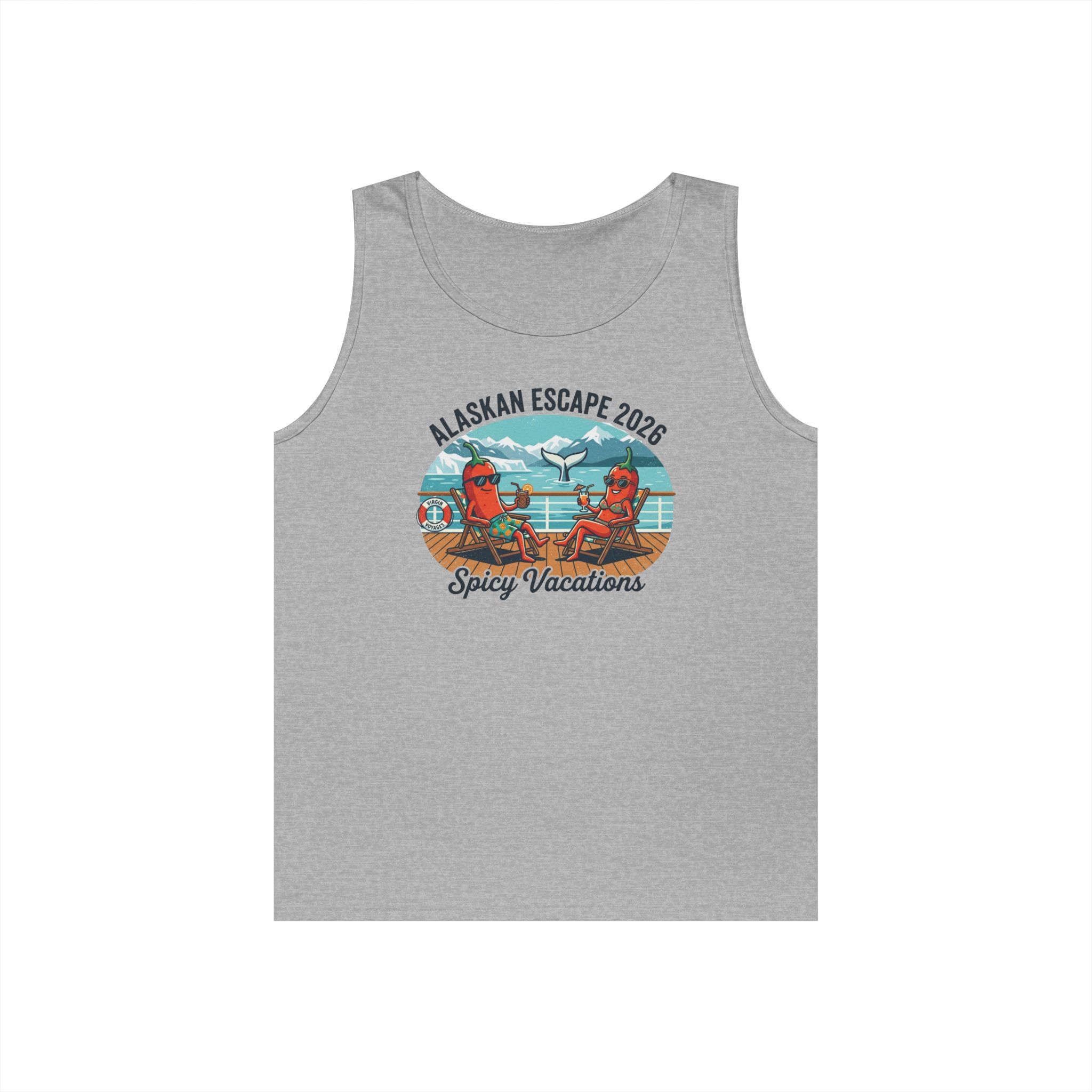 Alaskan Escape 2026 Men's Tank Top - 4 Colors - Image 9