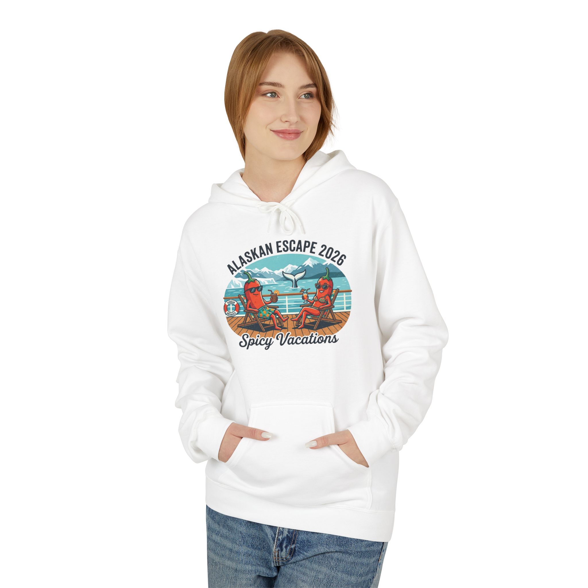Alaskan Escape 2026 Unisex Hoodie - 11 Colors - Image 7