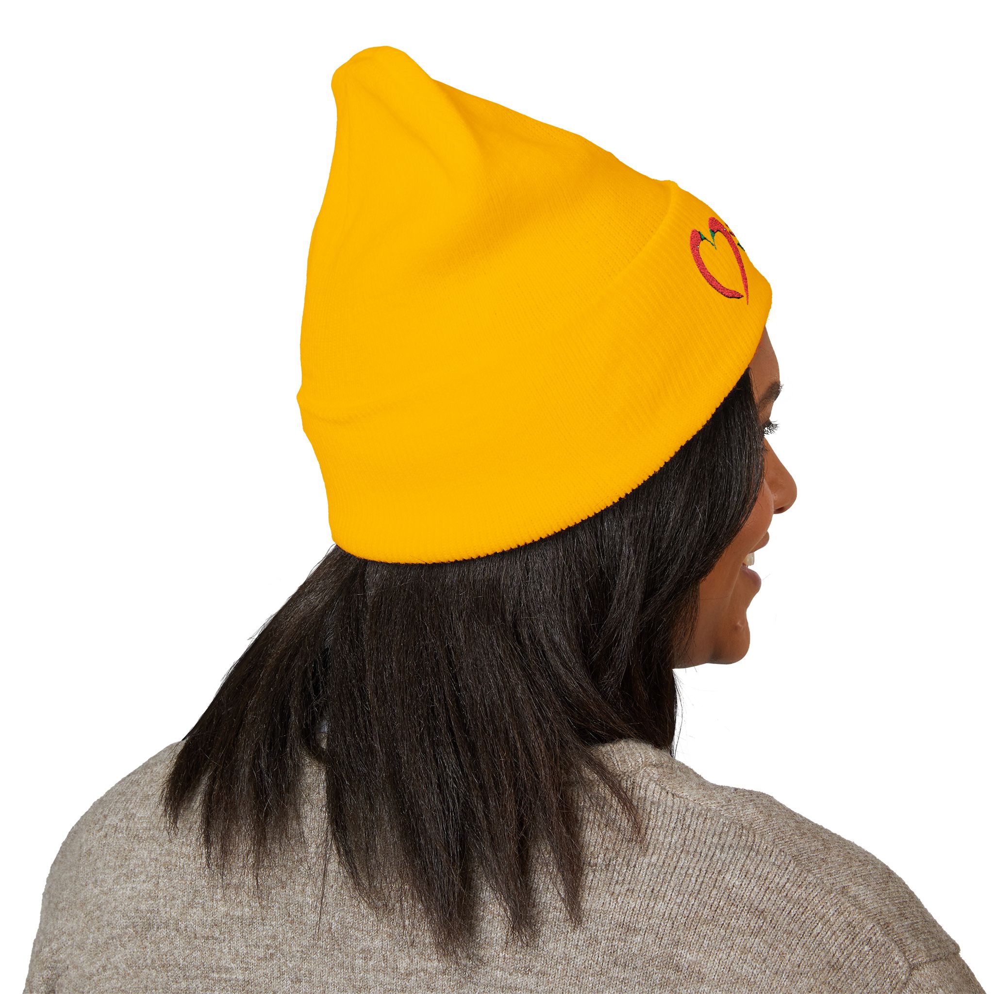 Embroidered 'Spicy Vacations' Cuffed Beanie — 10 Colors - Image 5