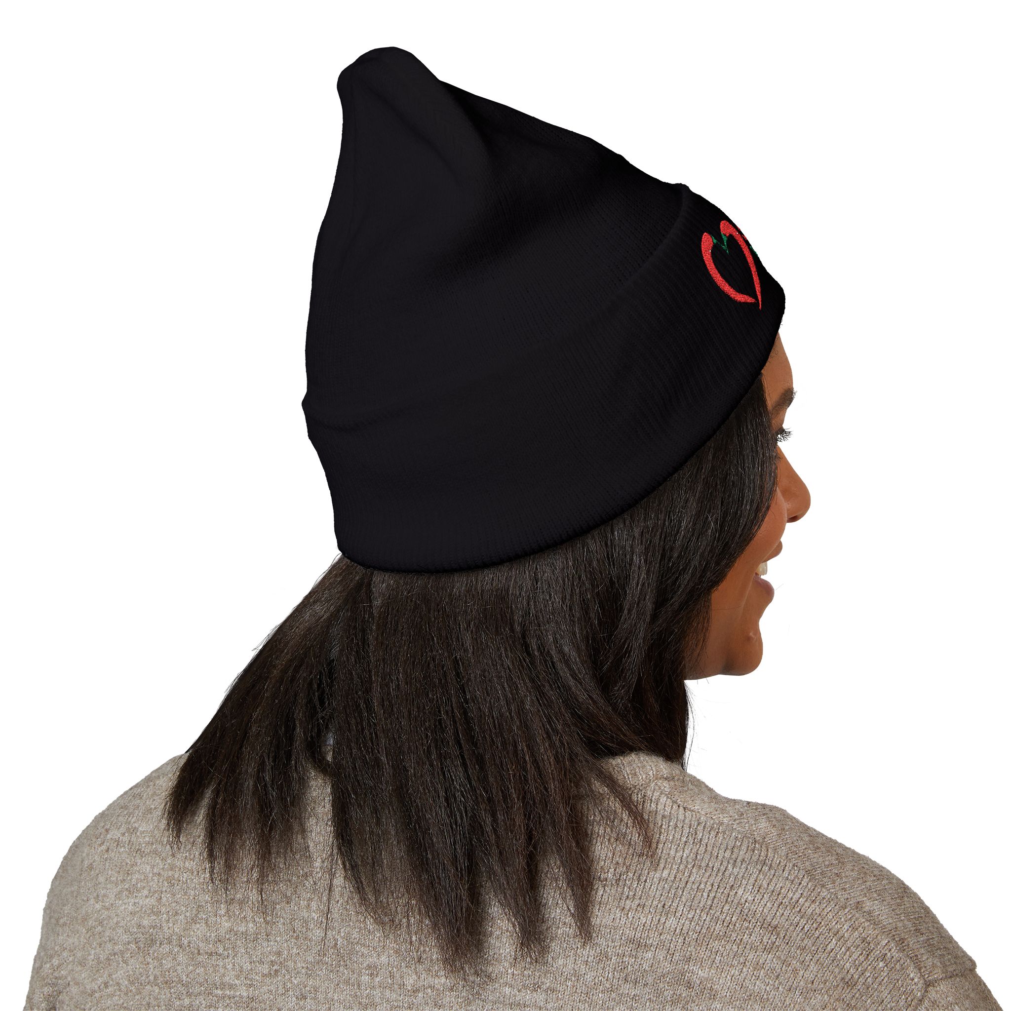 Embroidered 'Spicy Vacations' Cuffed Beanie — 10 Colors - Image 34