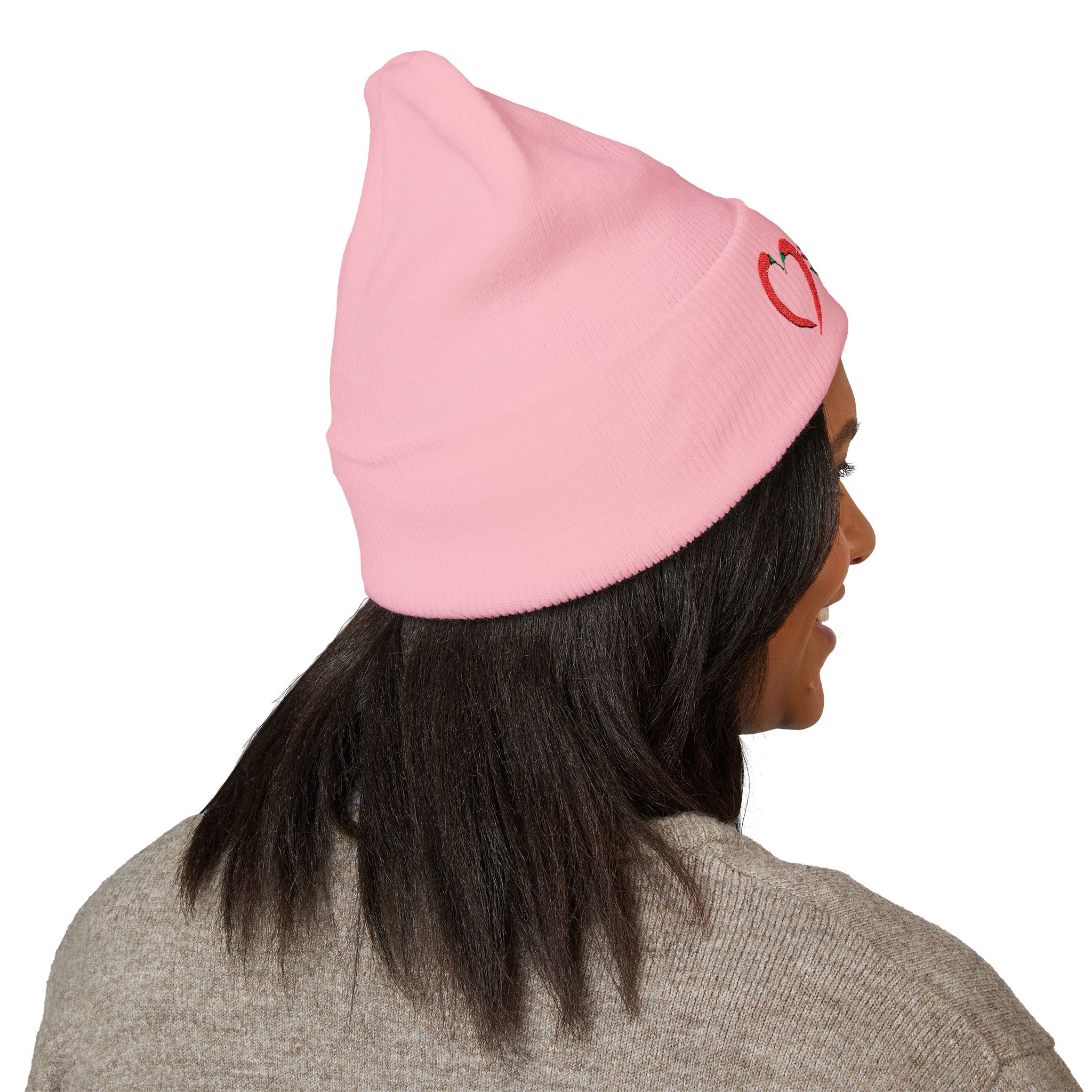 Embroidered 'Spicy Vacations' Cuffed Beanie — 10 Colors - Image 39