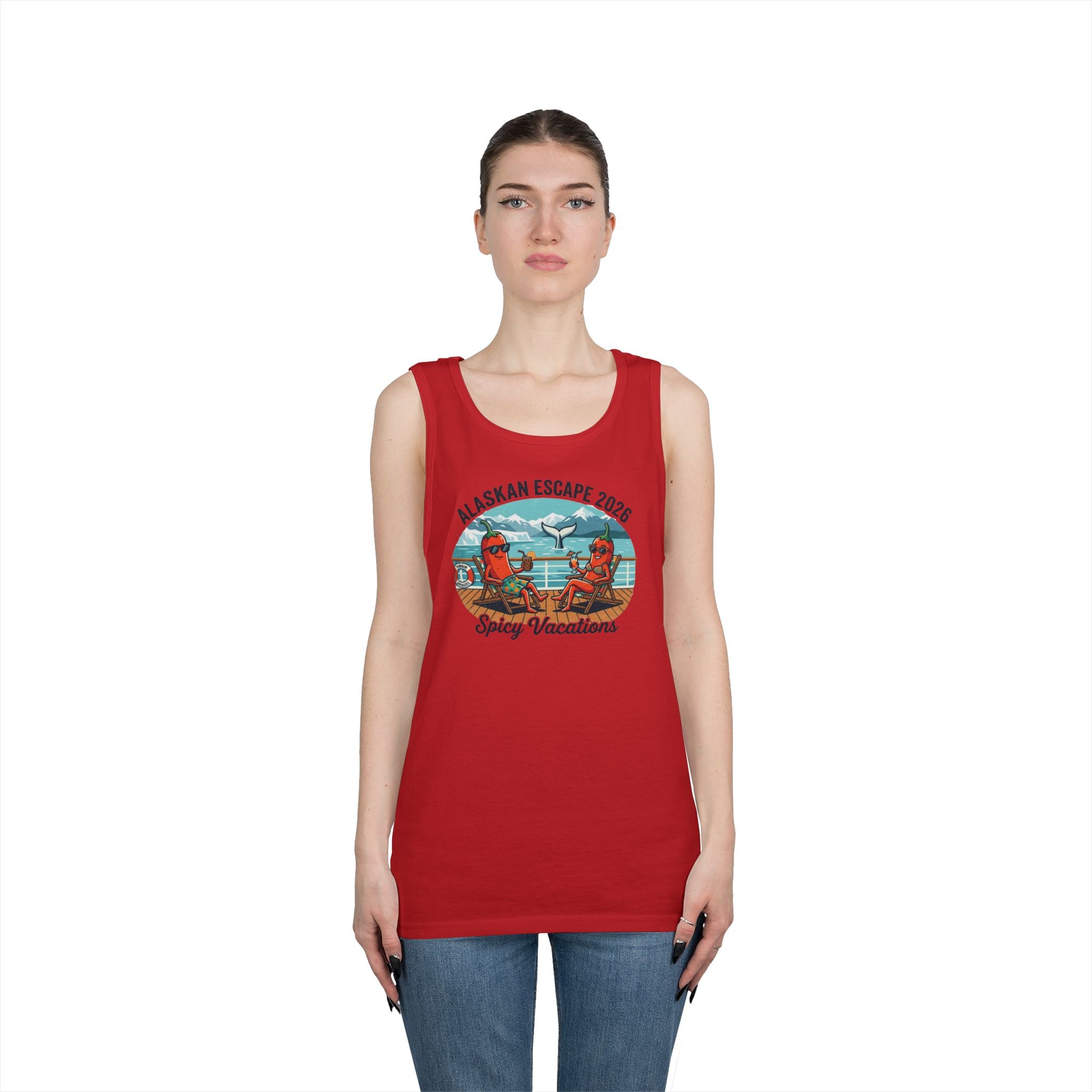 Alaskan Escape 2026 Men's Tank Top - 4 Colors - Image 4