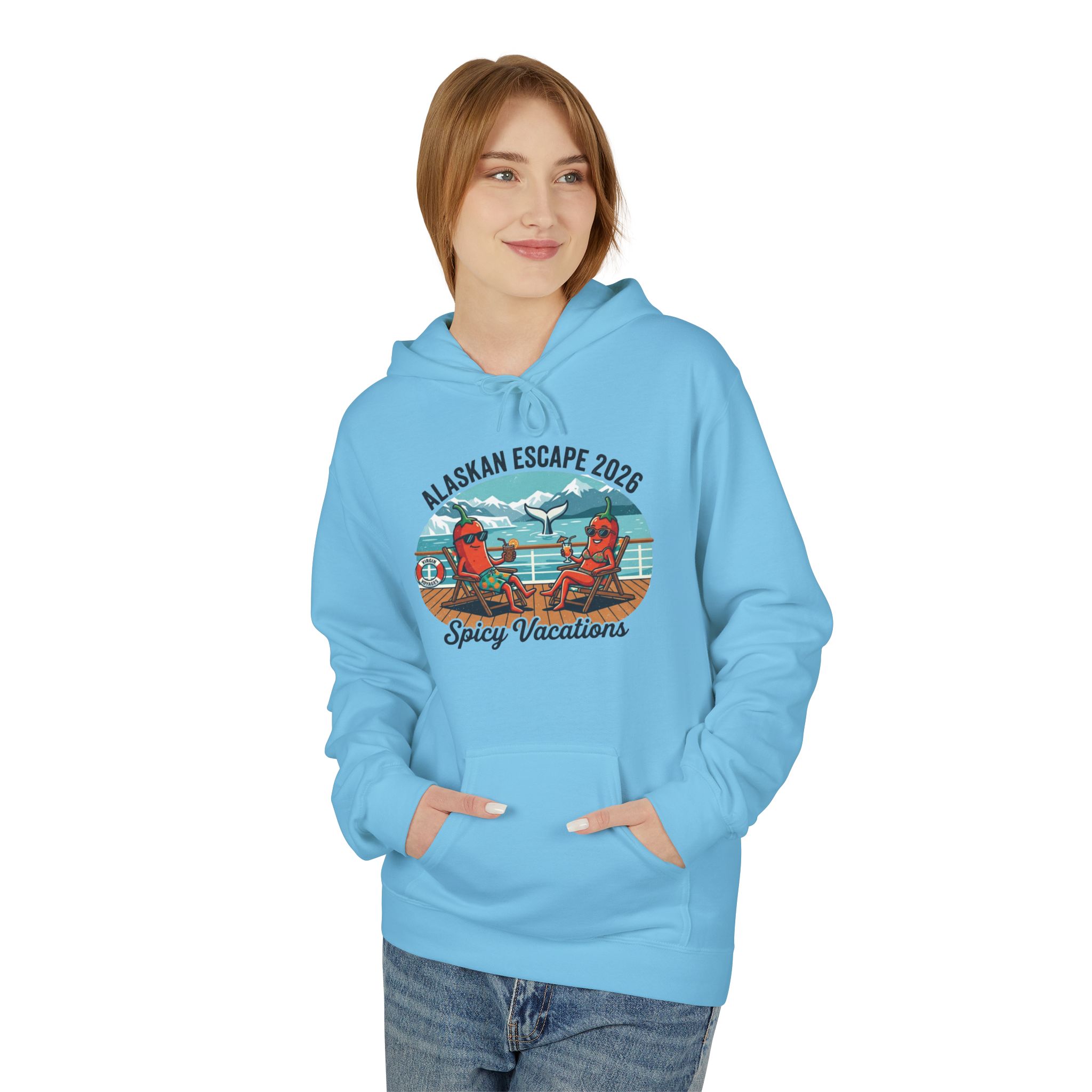 Alaskan Escape 2026 Unisex Hoodie - 11 Colors - Image 23