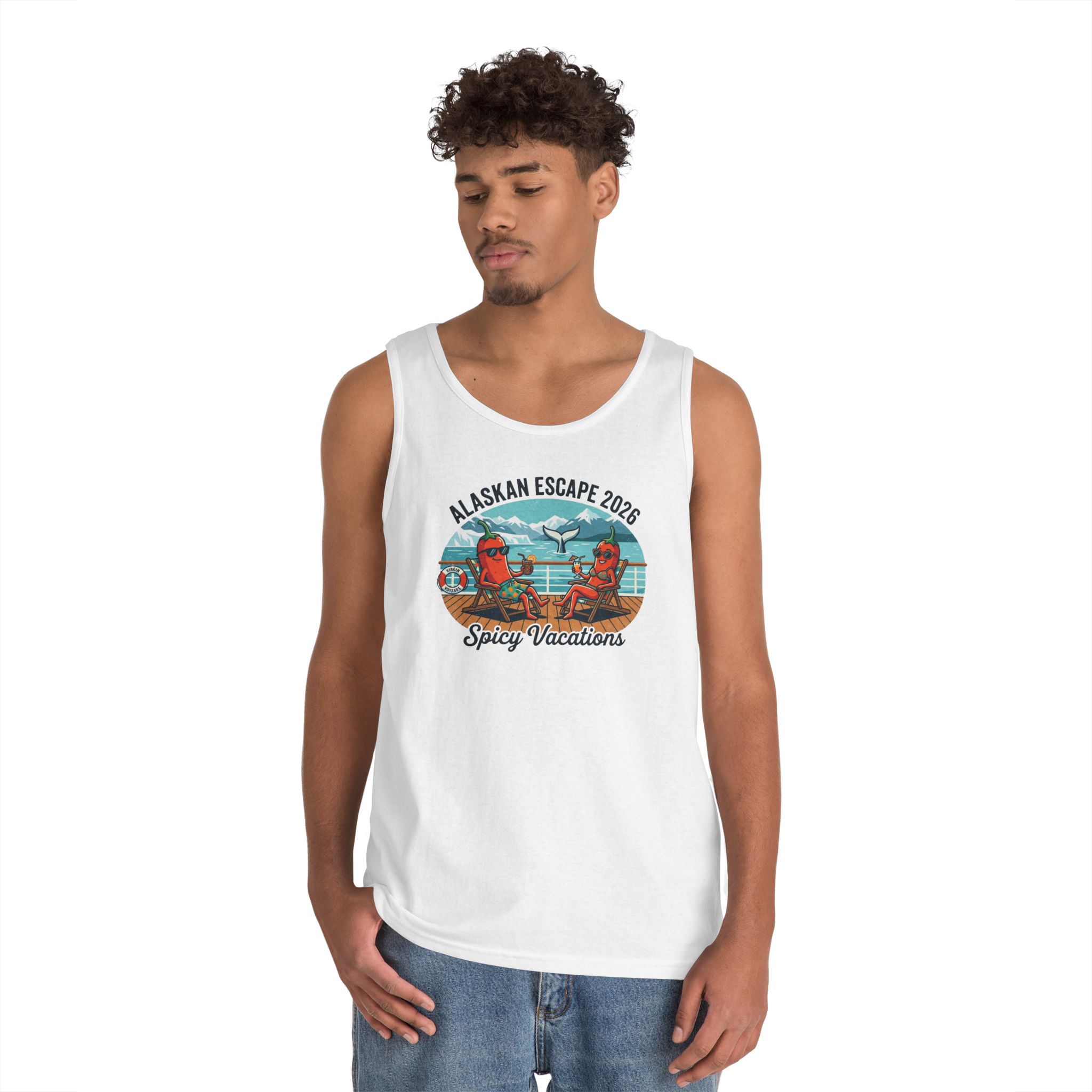 Alaskan Escape 2026 Men's Tank Top - 4 Colors - Image 8