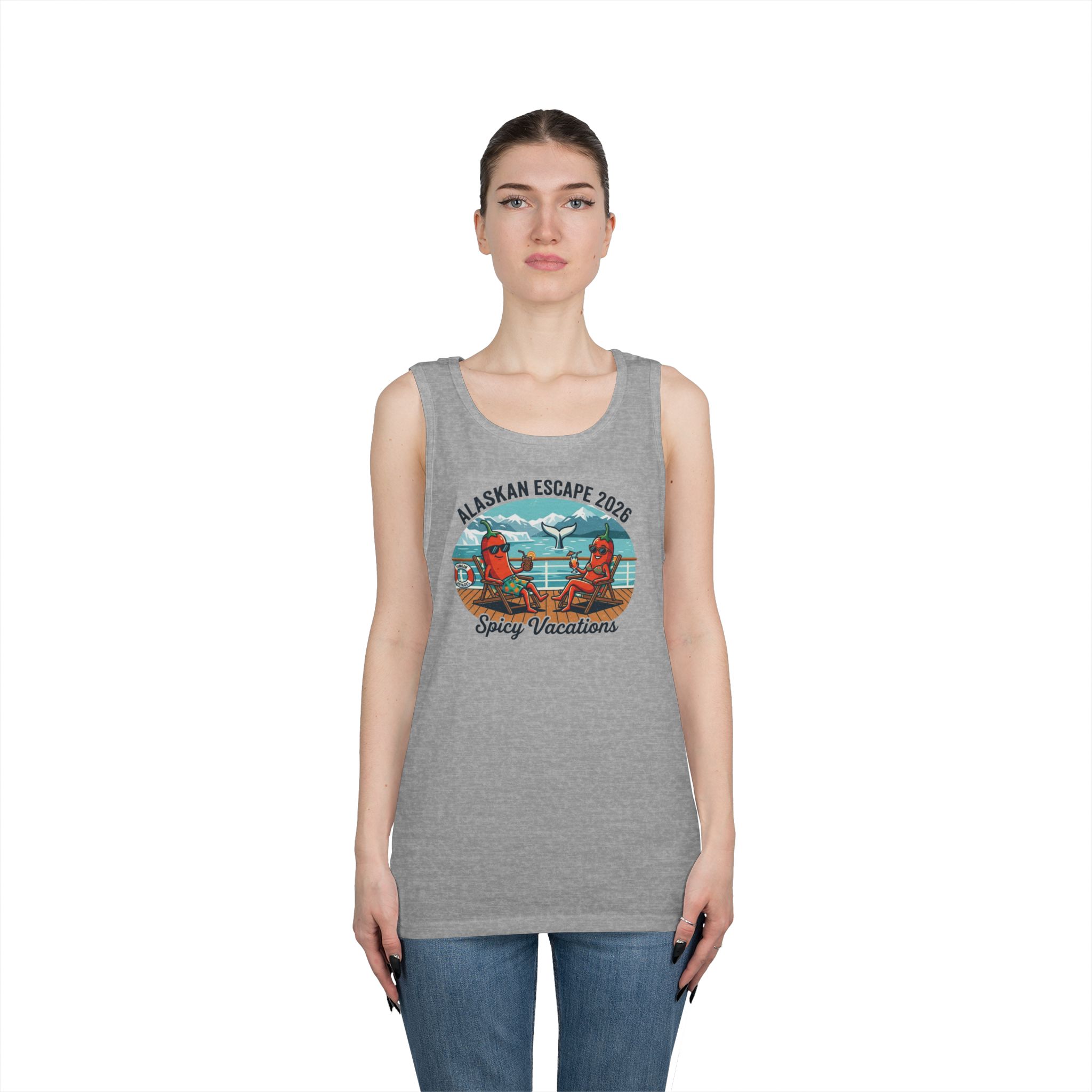 Alaskan Escape 2026 Men's Tank Top - 4 Colors - Image 11