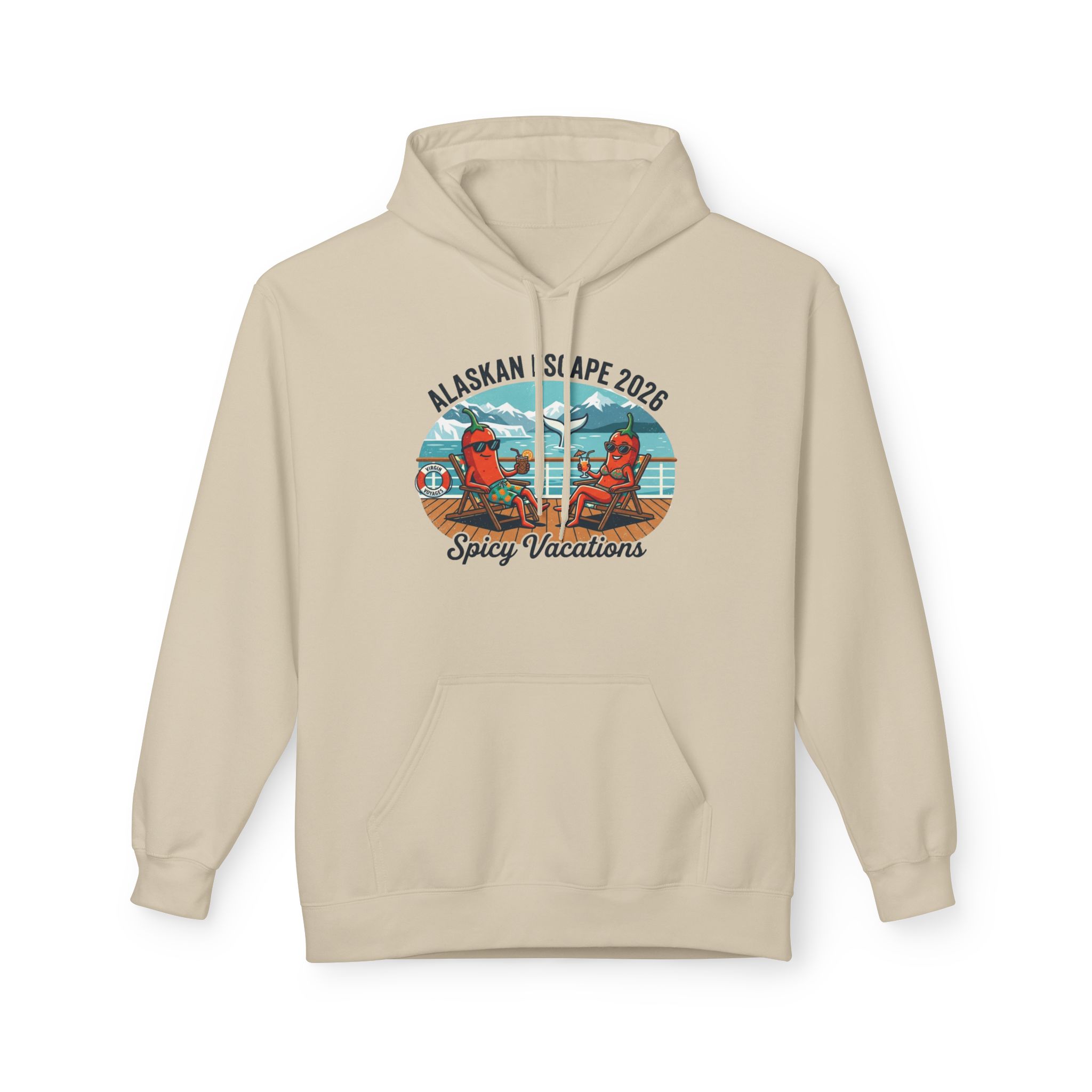 Alaskan Escape 2026 Unisex Hoodie - 11 Colors - Image 2