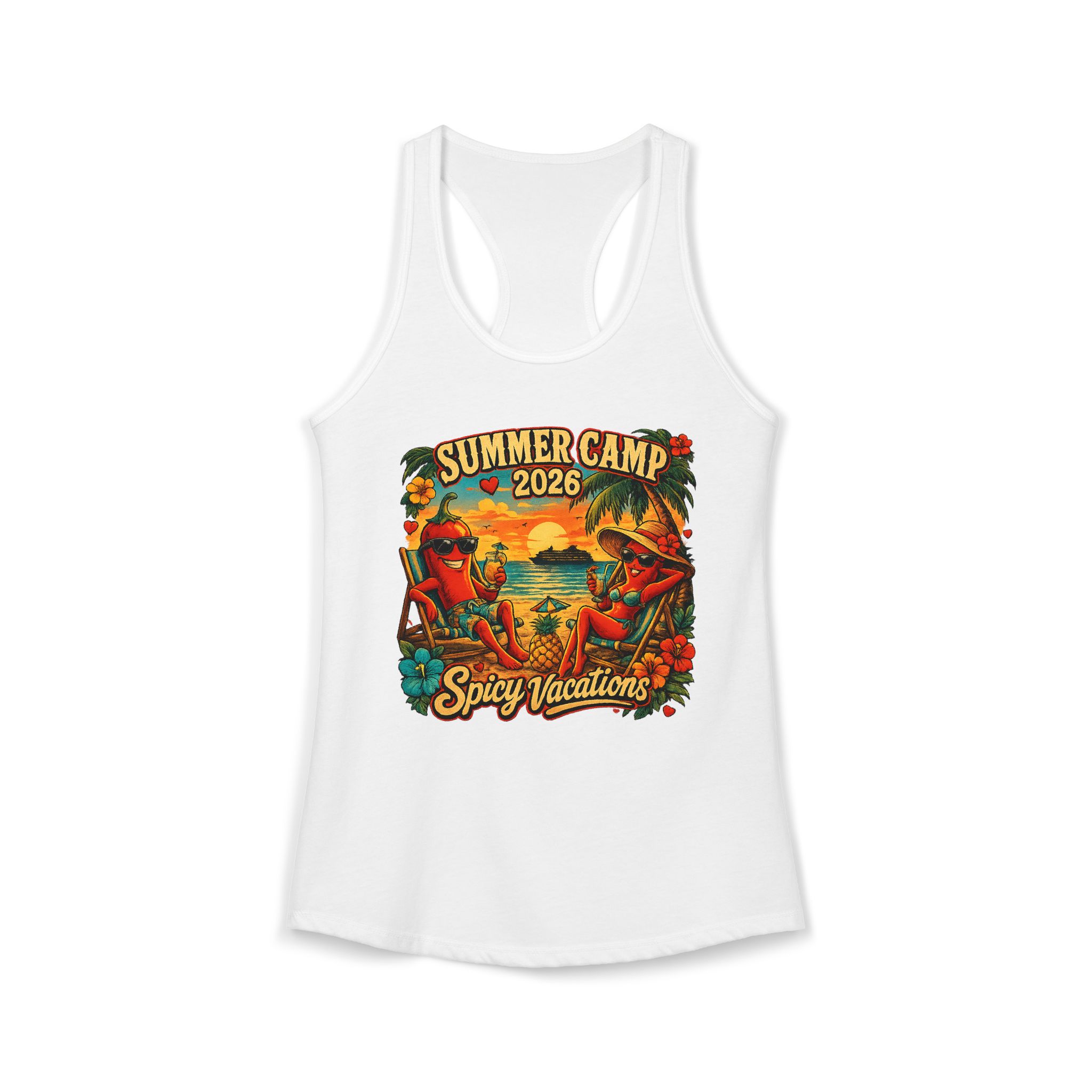 Summer Camp 2026 Women's Racerback Tank - 7 Colors - Image 5