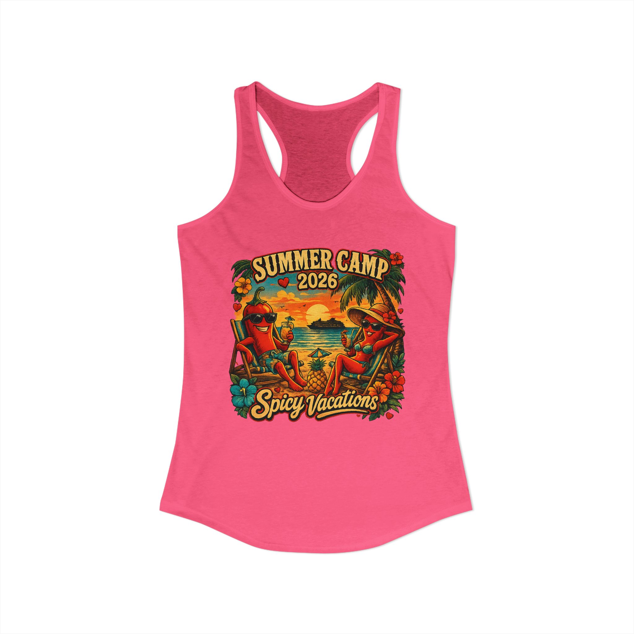 Summer Camp 2026 Women's Racerback Tank - 7 Colors - Image 2