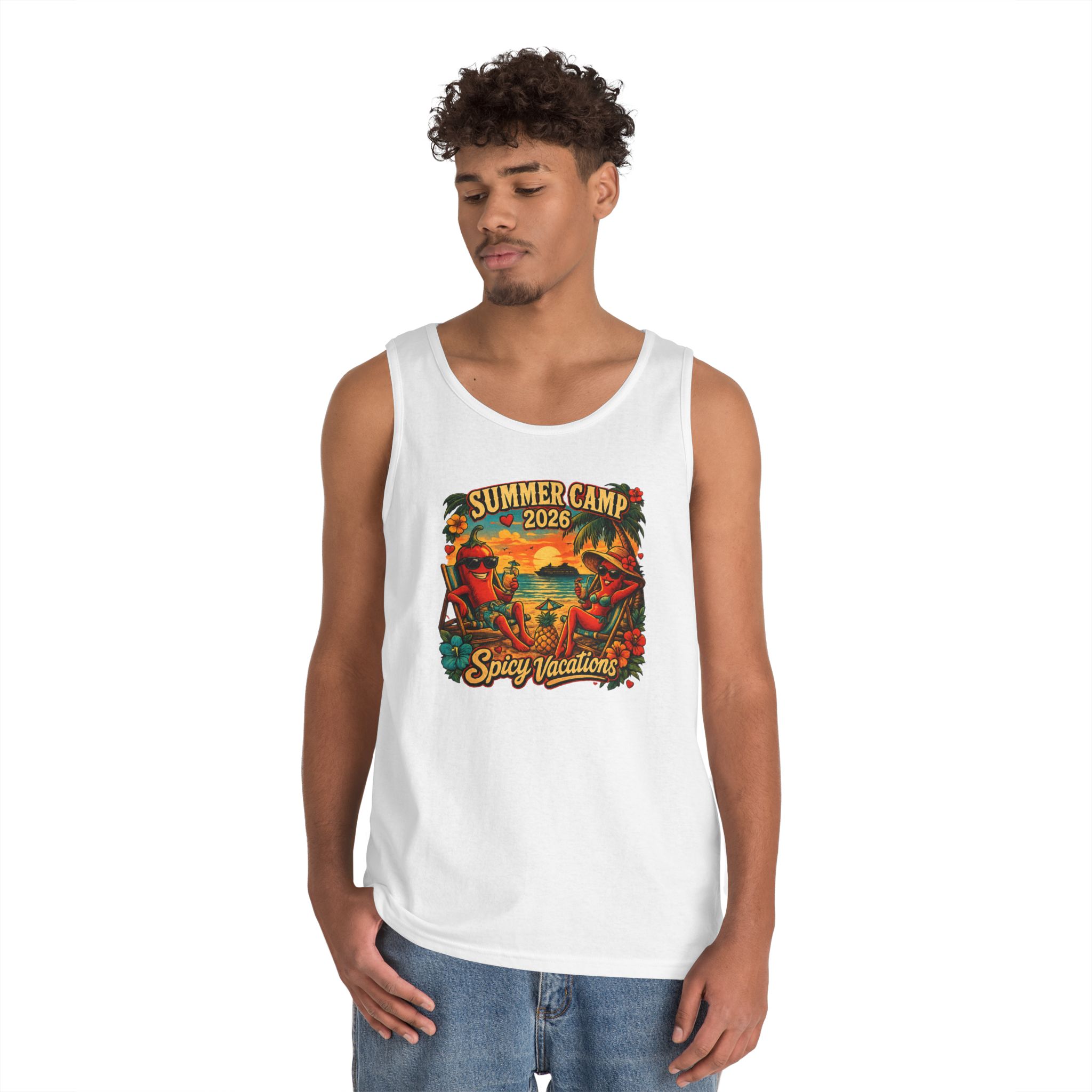 Summer Camp 2026 Men's Tank Top - 4 Colors - Image 8