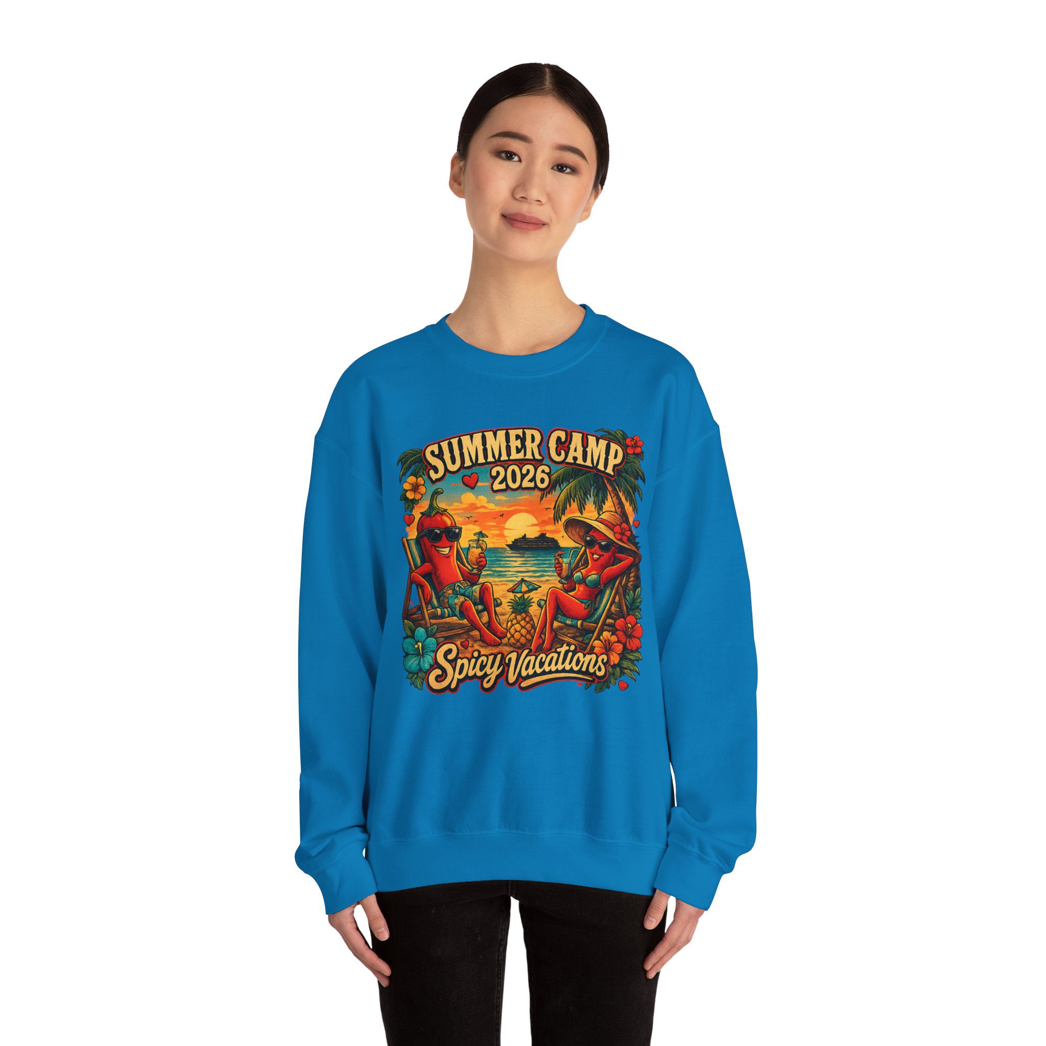 Unisex Crewneck Sweatshirt — "Summer Camp 2026" - 7 Colors - Image 28