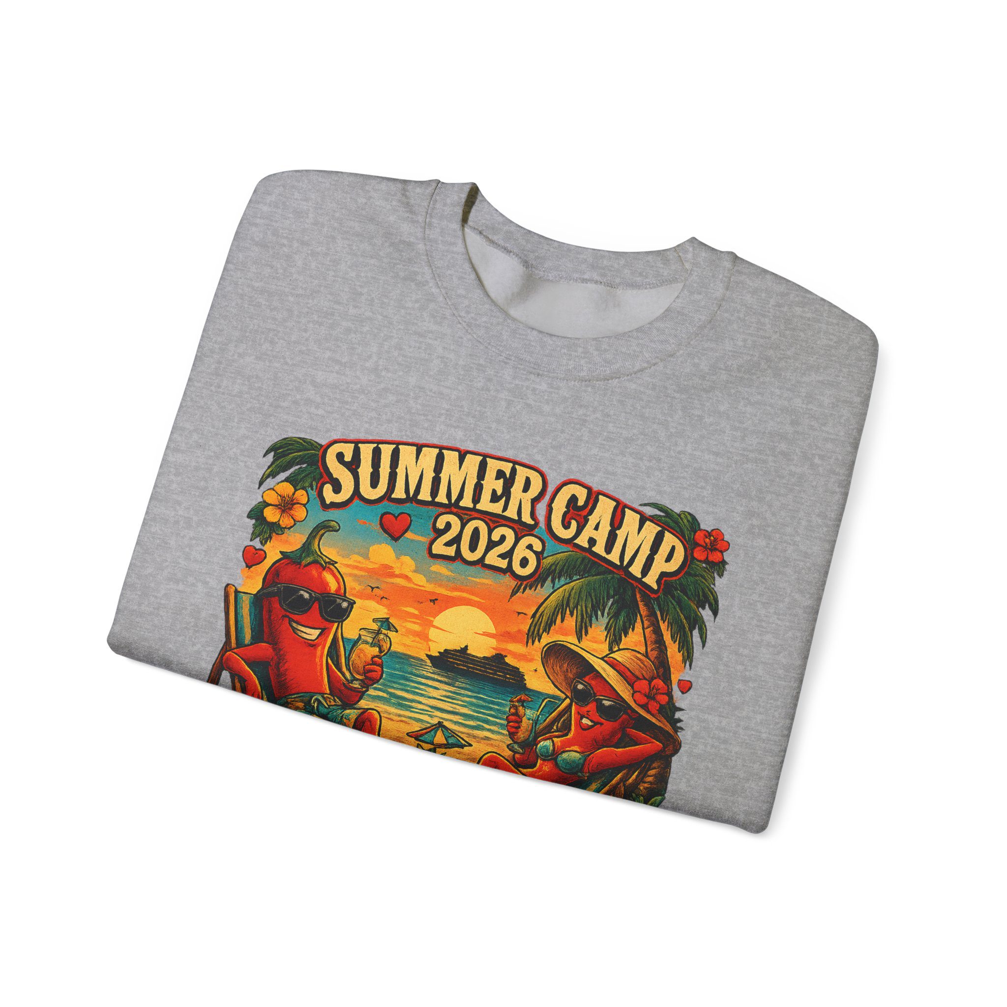 Unisex Crewneck Sweatshirt — "Summer Camp 2026" - 7 Colors - Image 4