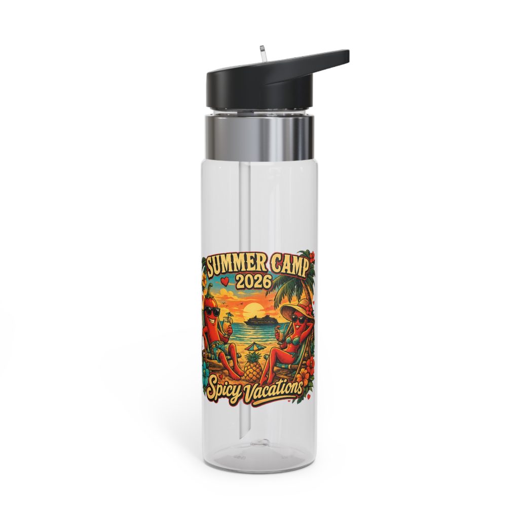 Sport Bottle — 'Summer Camp 2026: Spicy Vacations' Tritan 20oz