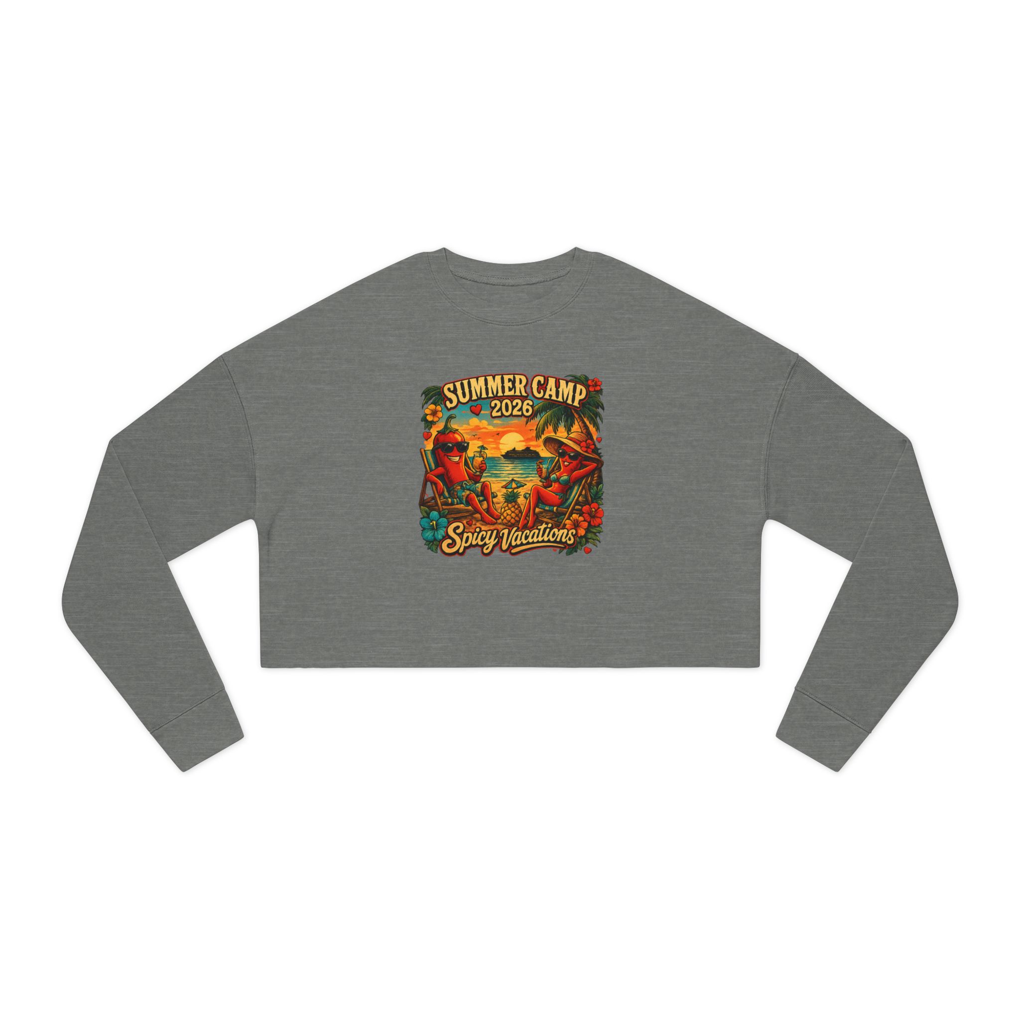 Cropped Sweatshirt — 'Summer Camp 2026' Spicy Vacations - Image 9