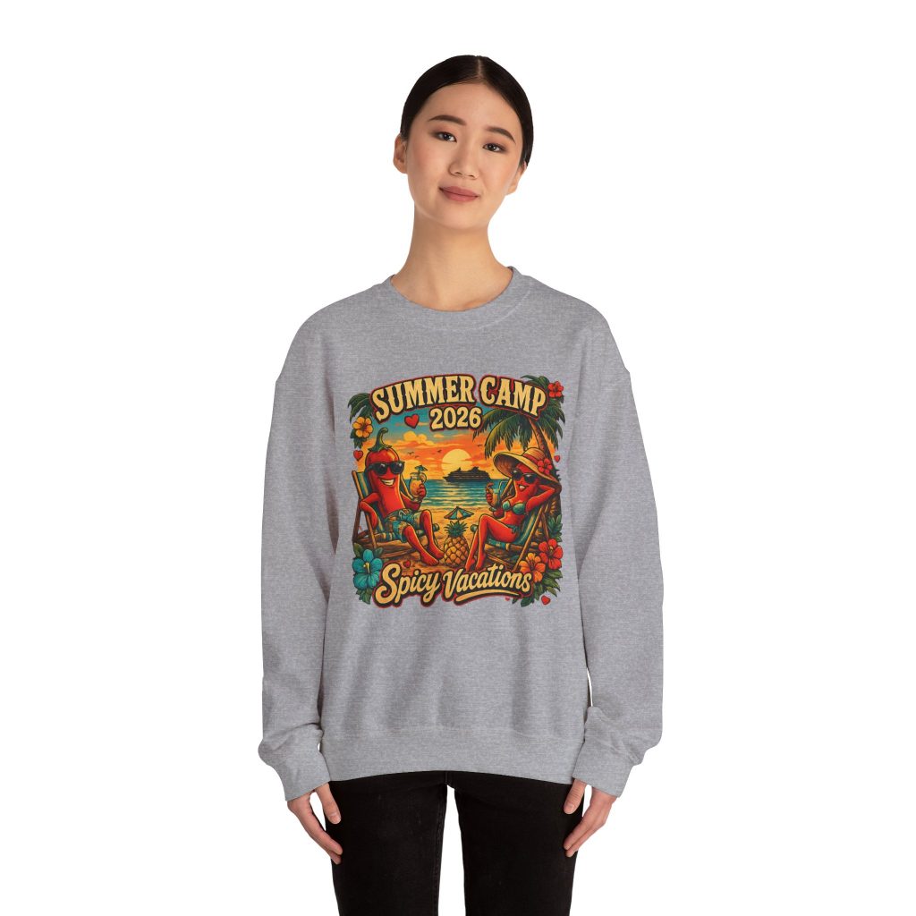 Unisex Crewneck Sweatshirt — "Summer Camp 2026" - 7 Colors