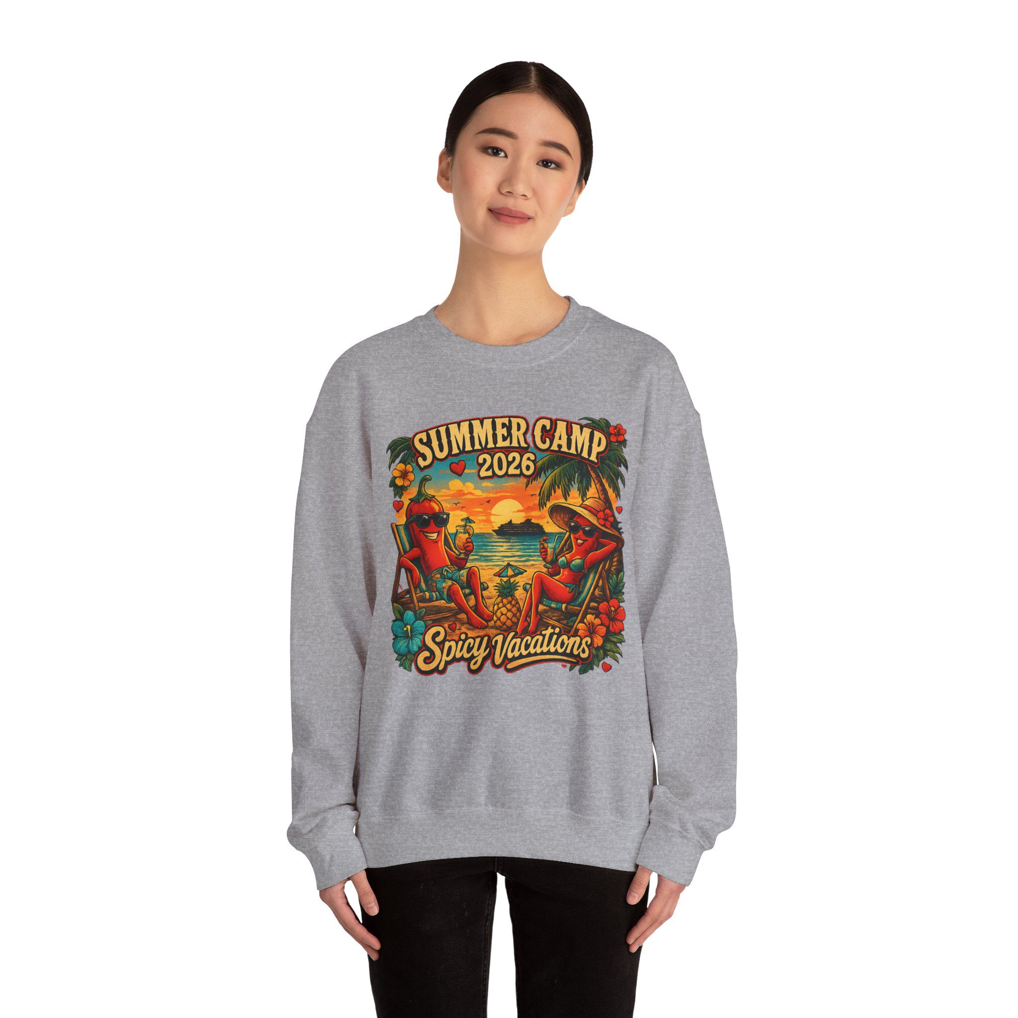 Unisex Crewneck Sweatshirt — "Summer Camp 2026" - 7 Colors