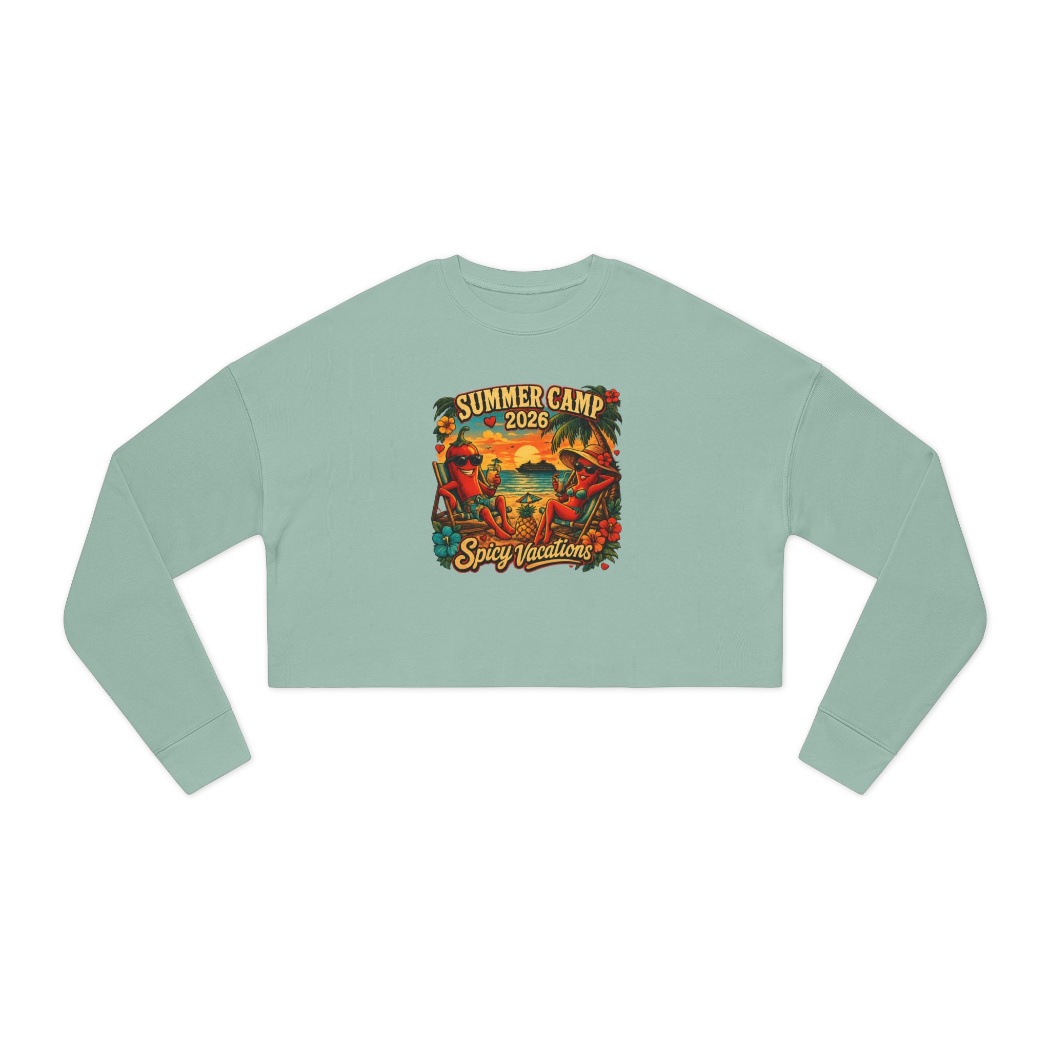 Cropped Sweatshirt — 'Summer Camp 2026' Spicy Vacations - Image 2