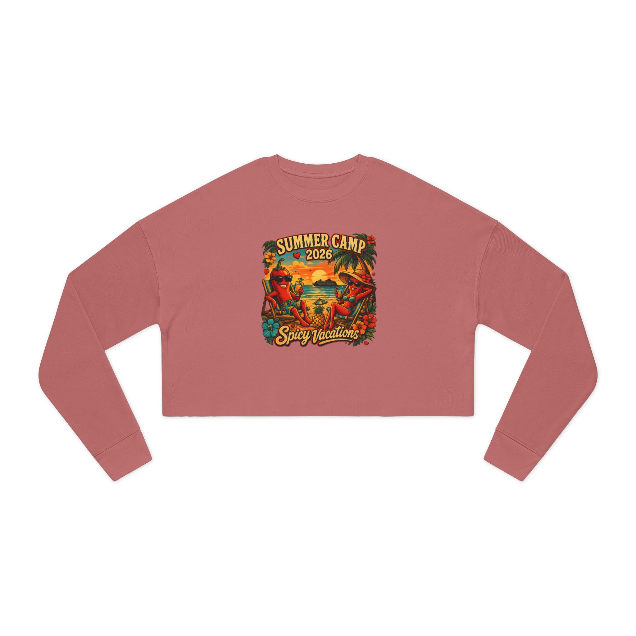 Cropped Sweatshirt — 'Summer Camp 2026' Spicy Vacations - Image 5