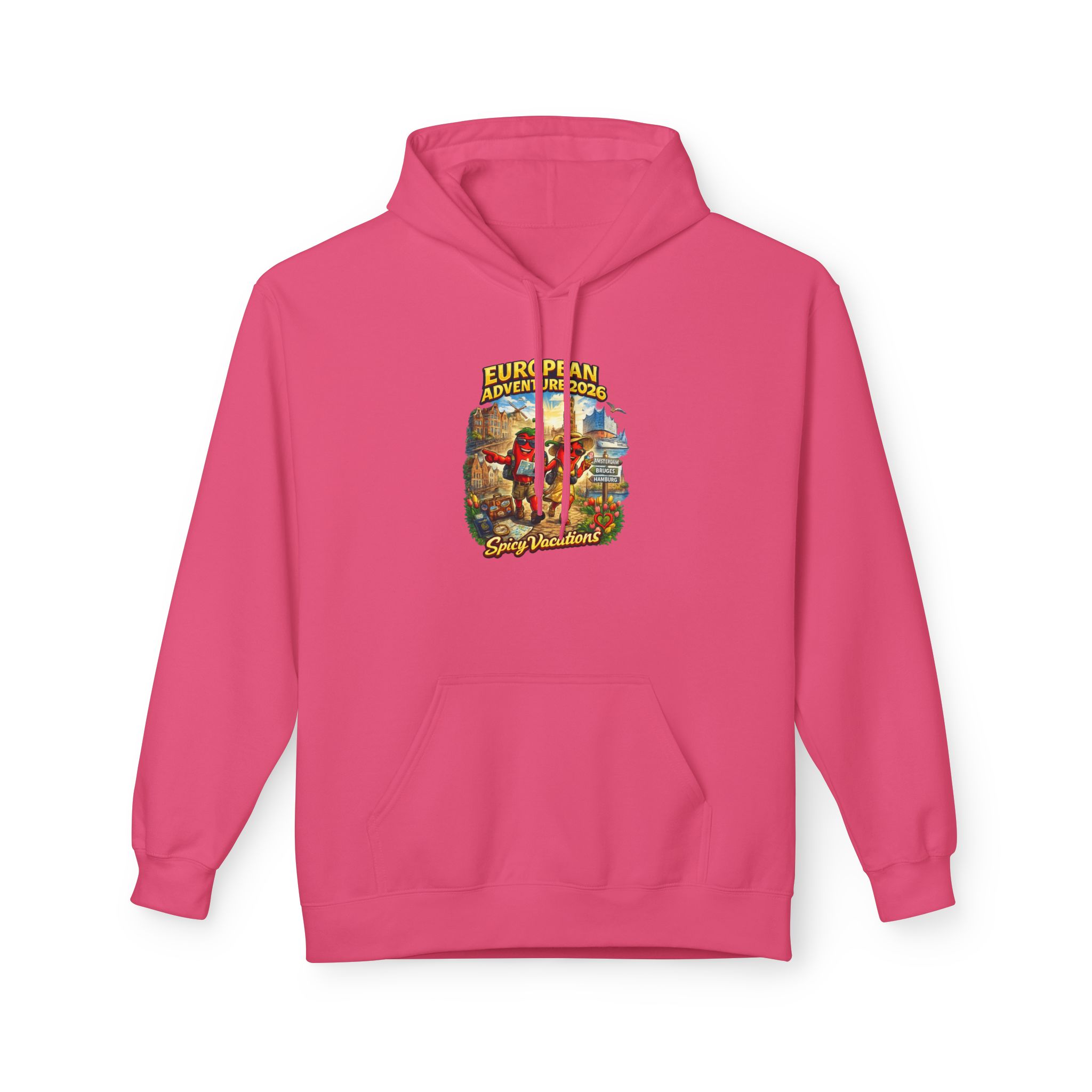 European Adventure 2026 Unisex Hoodie - 11 Colors - Image 37