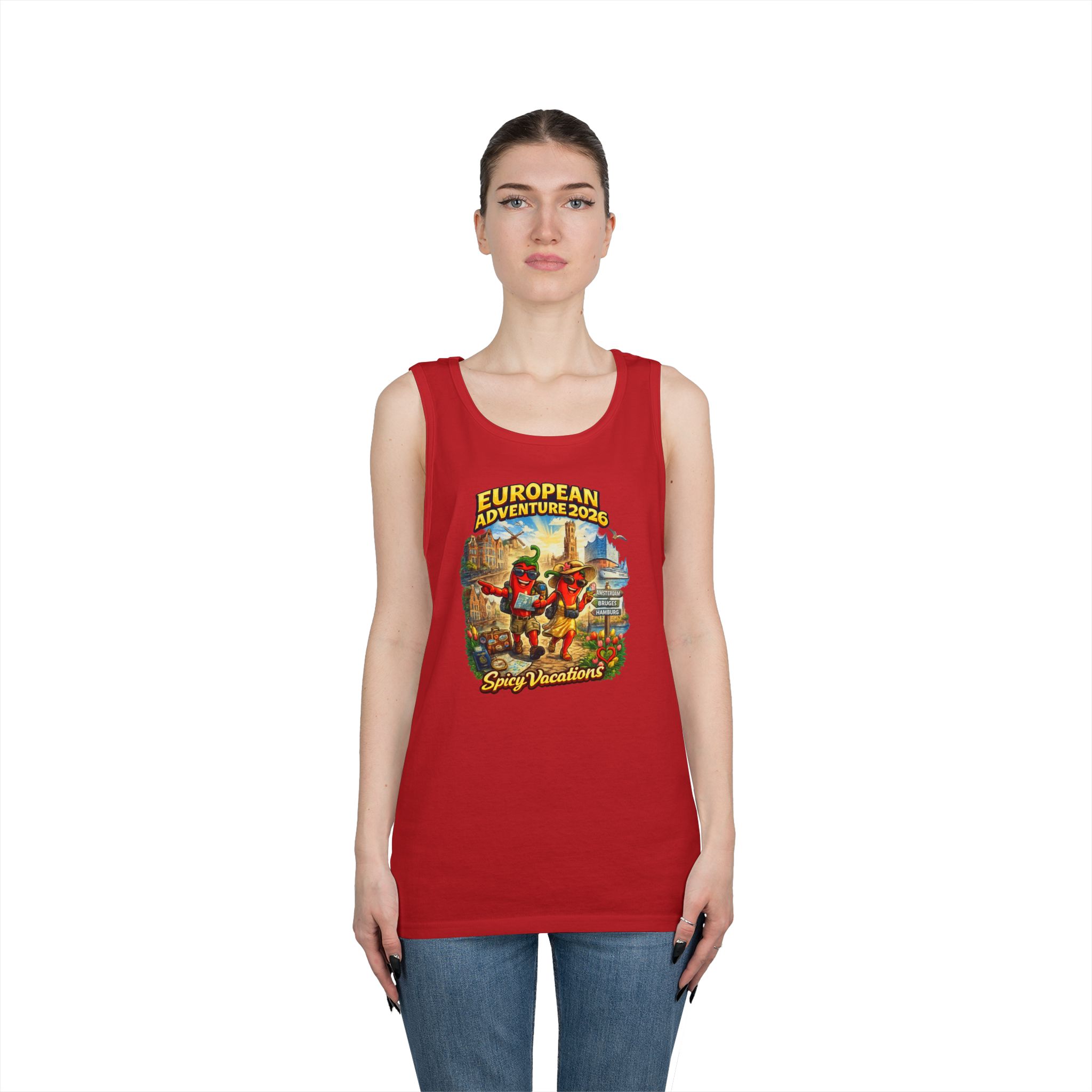 European Adventure 2026 Men's Tank Top - 4 Colors - Image 4