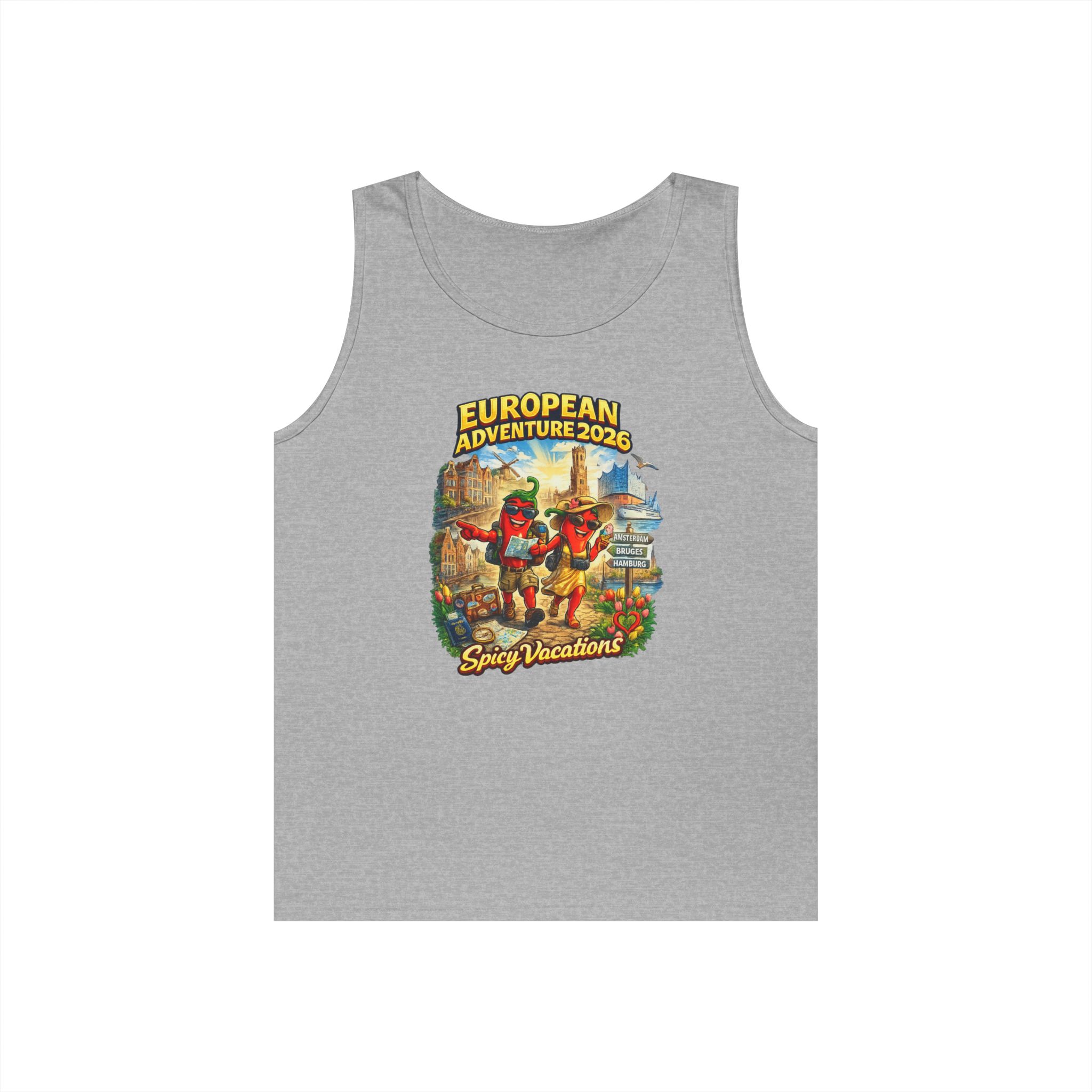 European Adventure 2026 Men's Tank Top - 4 Colors - Image 9