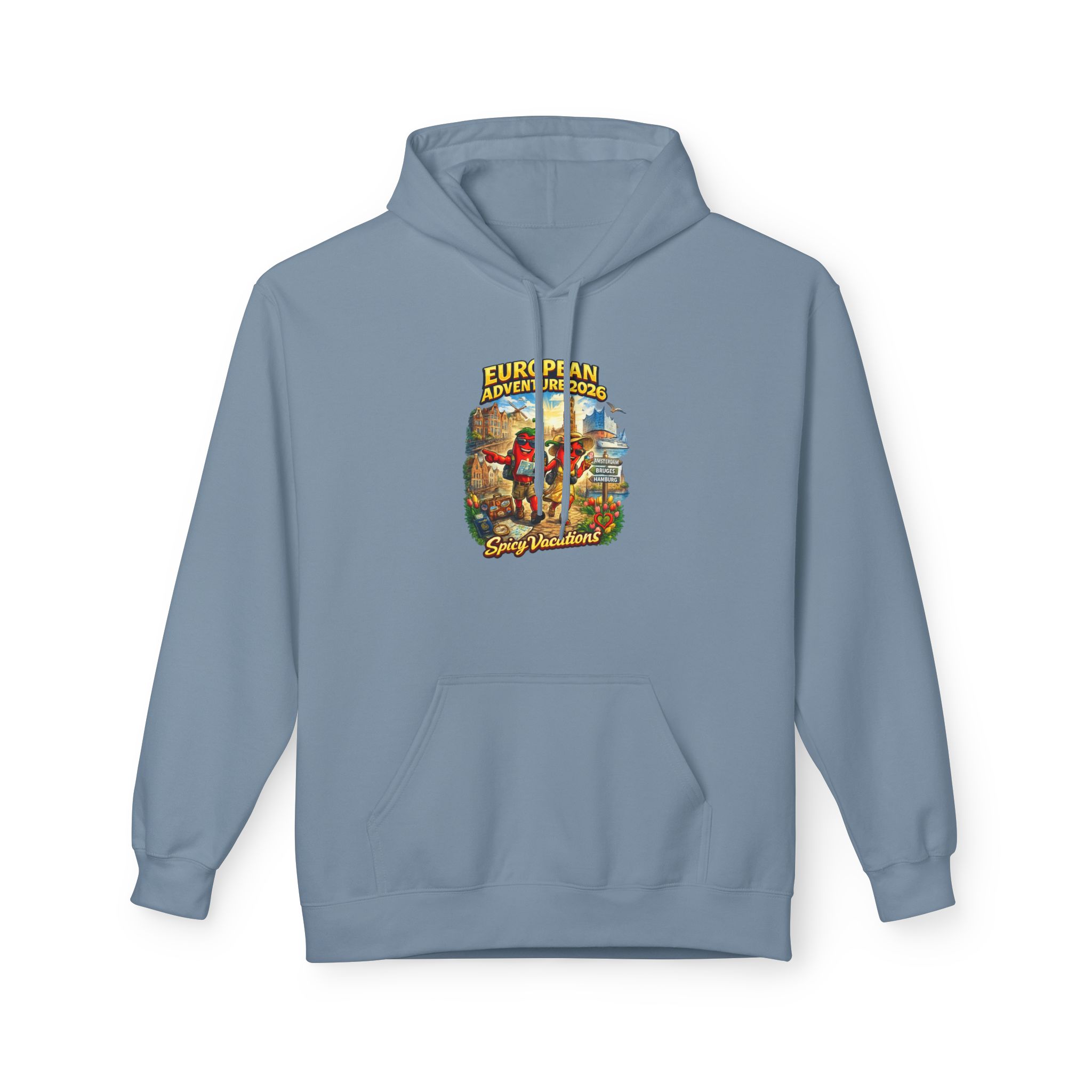 European Adventure 2026 Unisex Hoodie - 11 Colors - Image 25