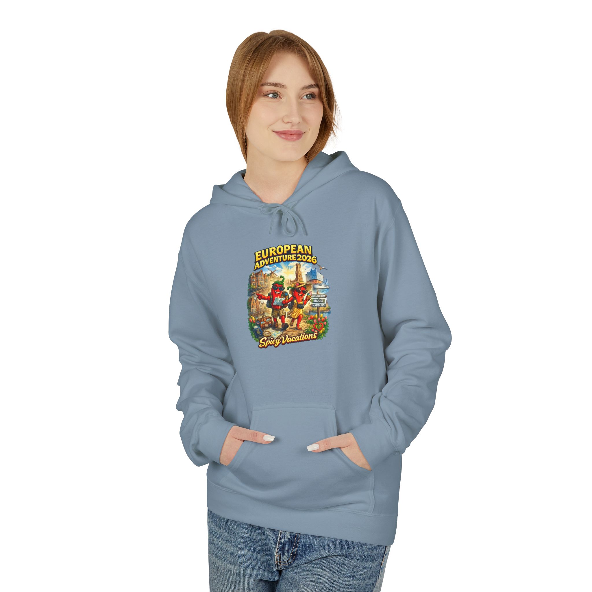 European Adventure 2026 Unisex Hoodie - 11 Colors - Image 27