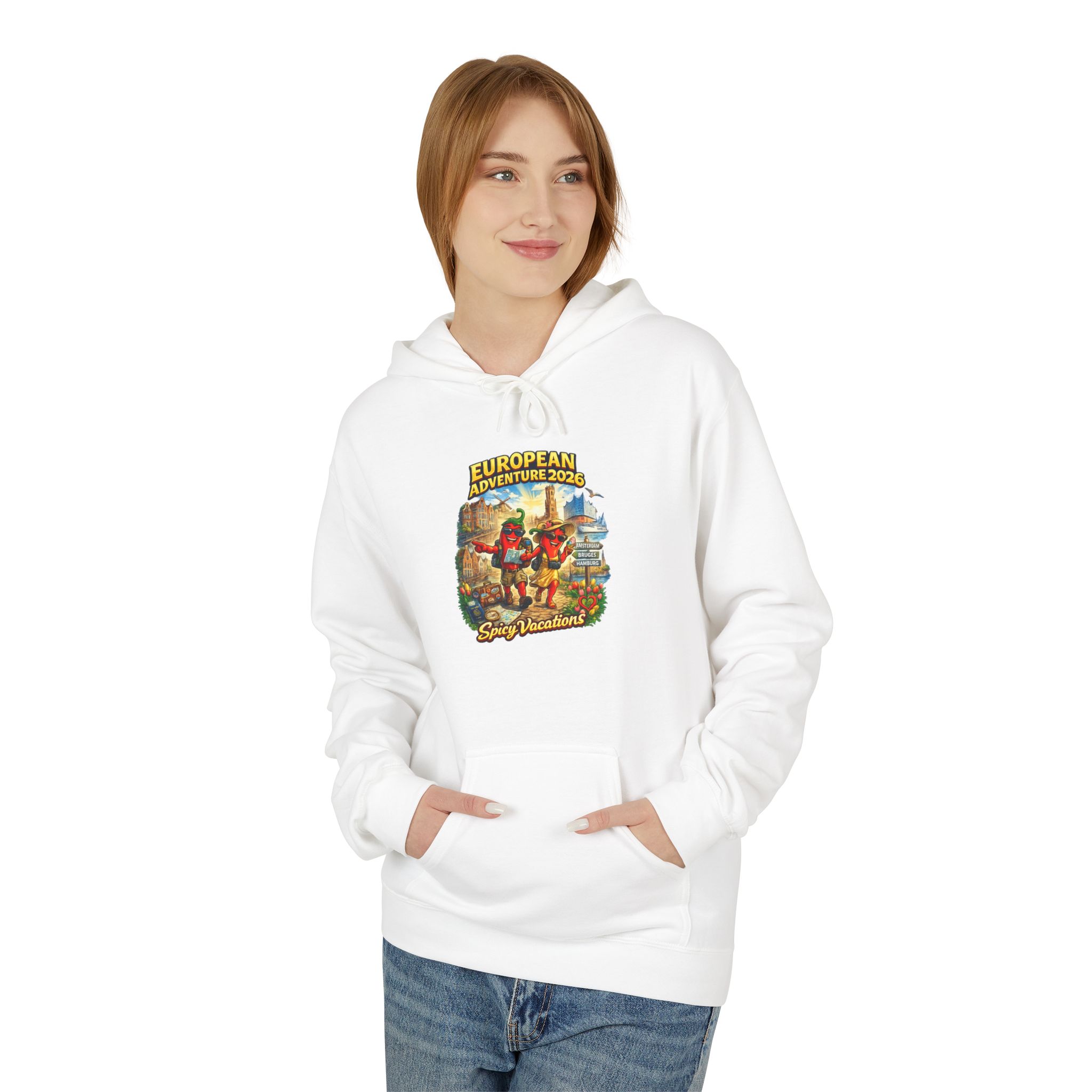 European Adventure 2026 Unisex Hoodie - 11 Colors - Image 7