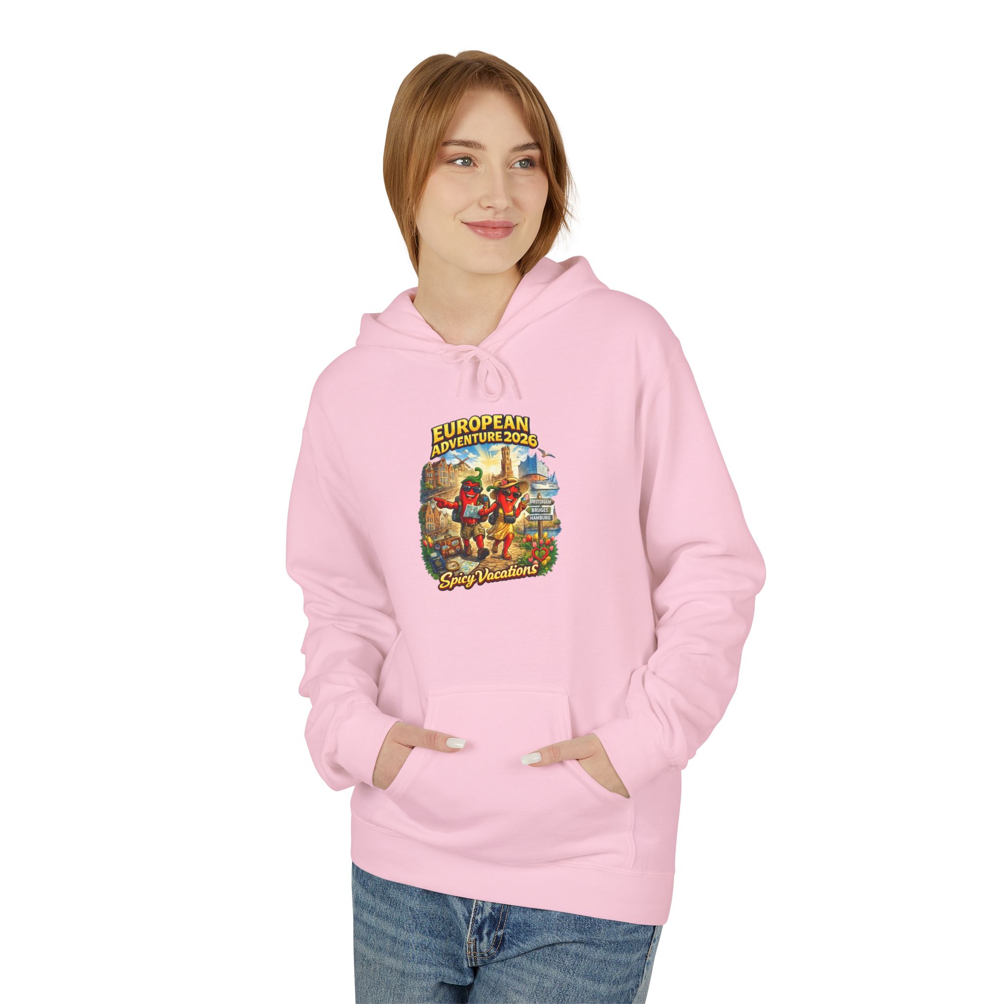 European Adventure 2026 Unisex Hoodie - 11 Colors - Image 31