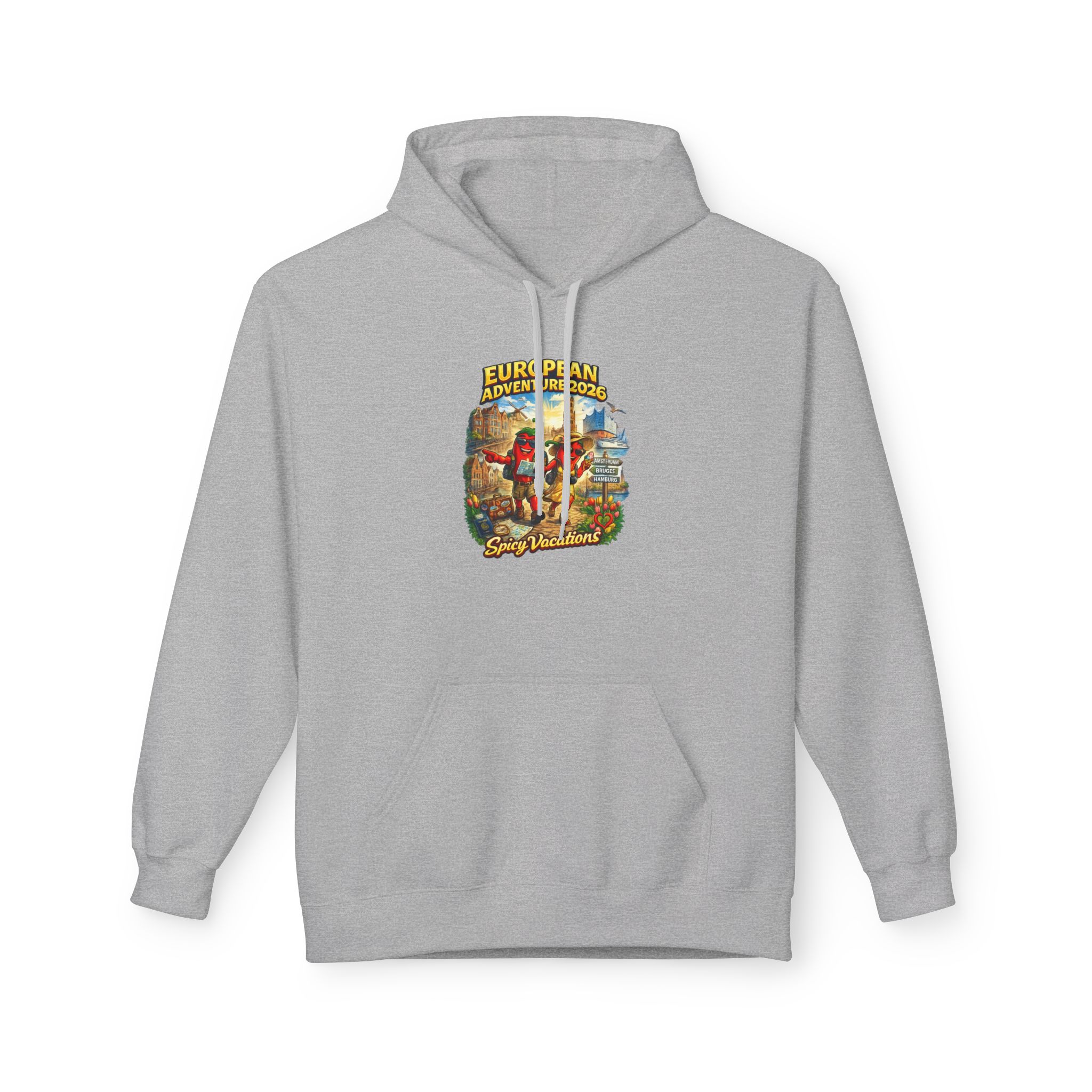 European Adventure 2026 Unisex Hoodie - 11 Colors - Image 13