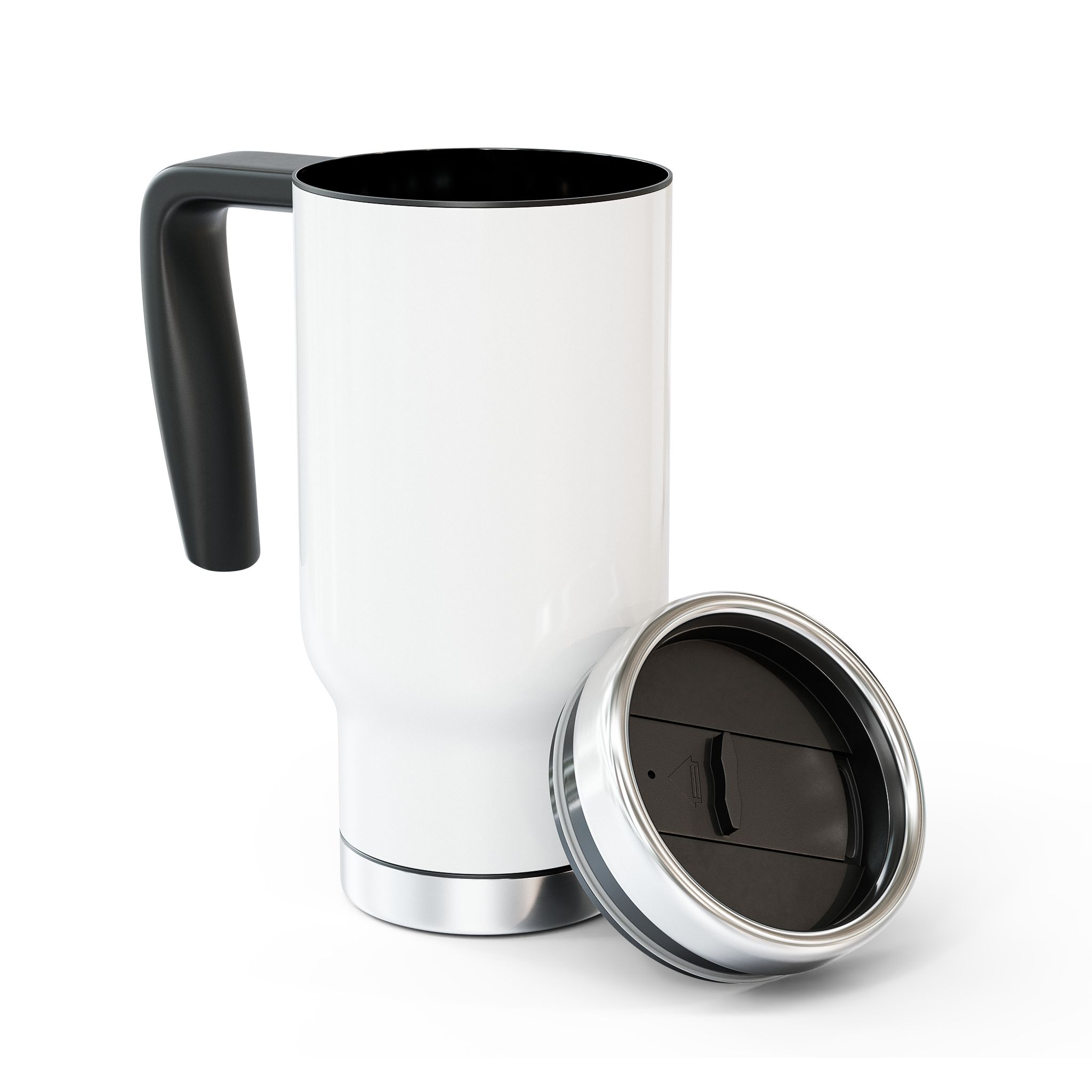 European Adventure 2026 Spicy Vacations Travel Mug — 14oz Stainless Steel with Handle - Image 5