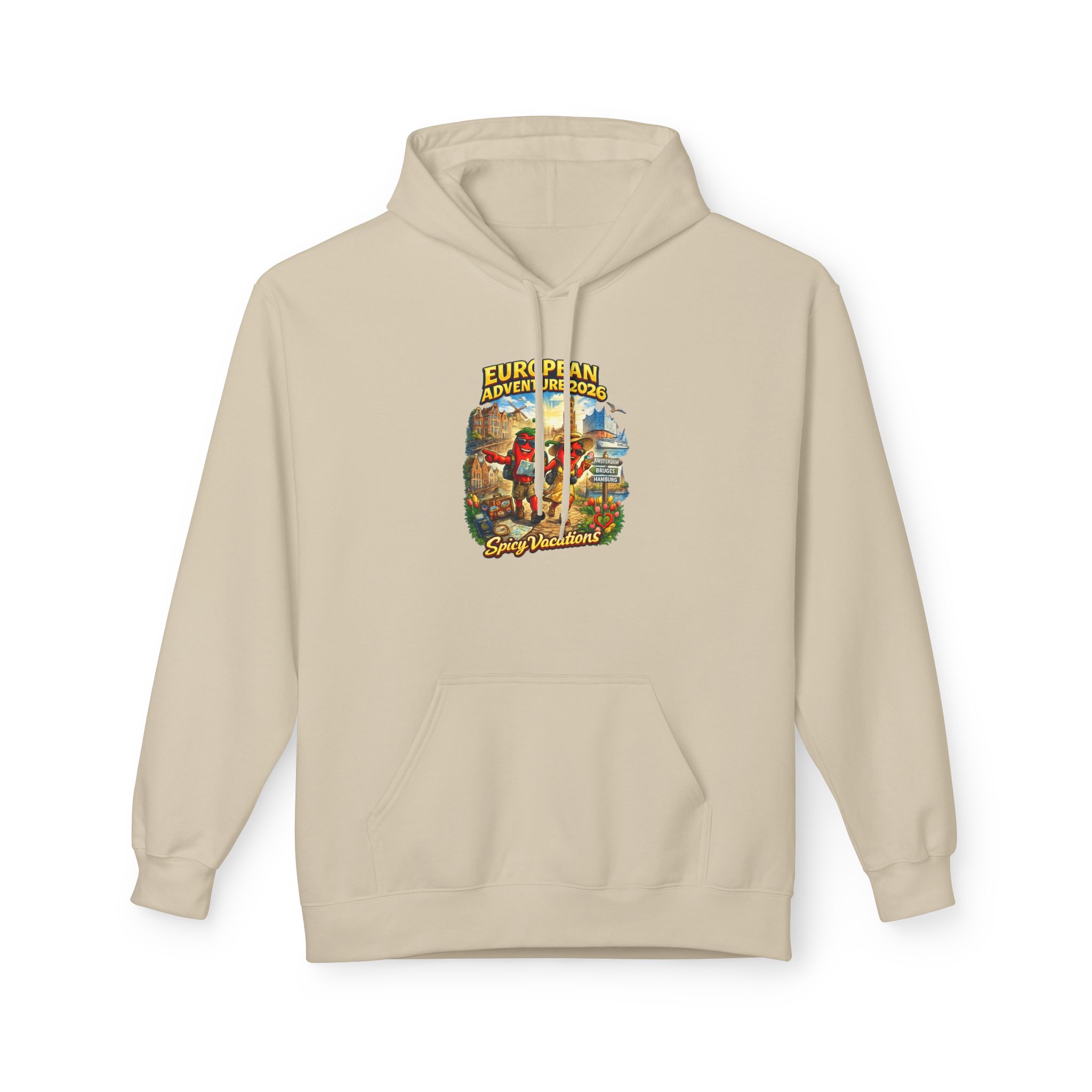 European Adventure 2026 Unisex Hoodie - 11 Colors - Image 2