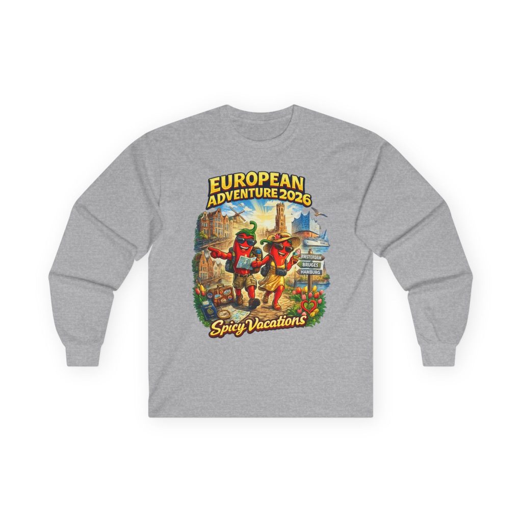 European Adventure 2026 Long Sleeve Tee — 7 Colors