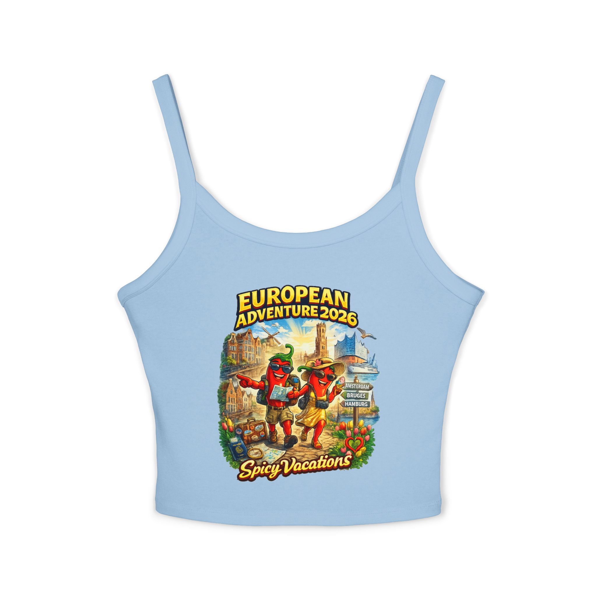 European Adventure 2026 - Spaghetti Tank Top - 5 Colors - Image 3