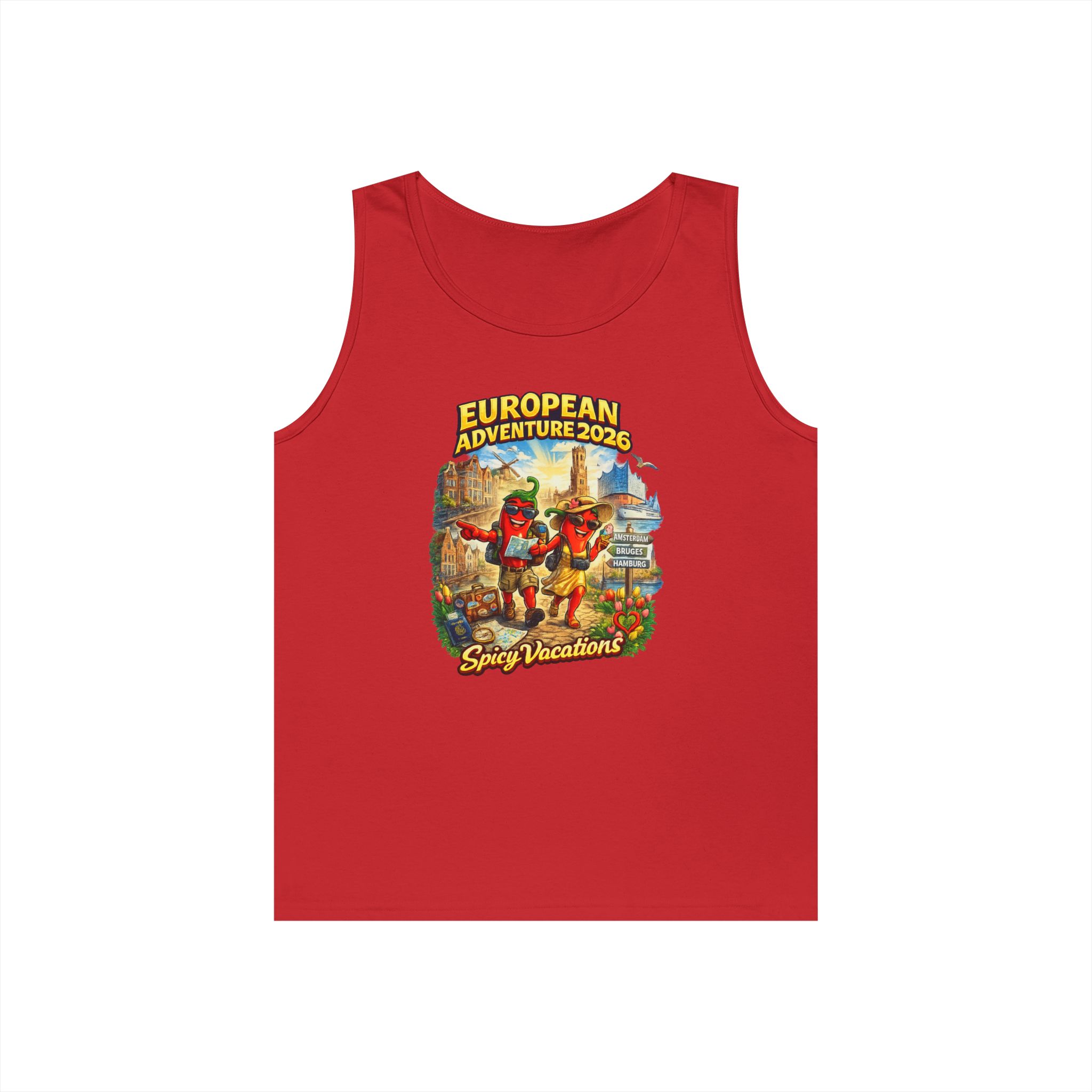 European Adventure 2026 Men's Tank Top - 4 Colors - Image 2